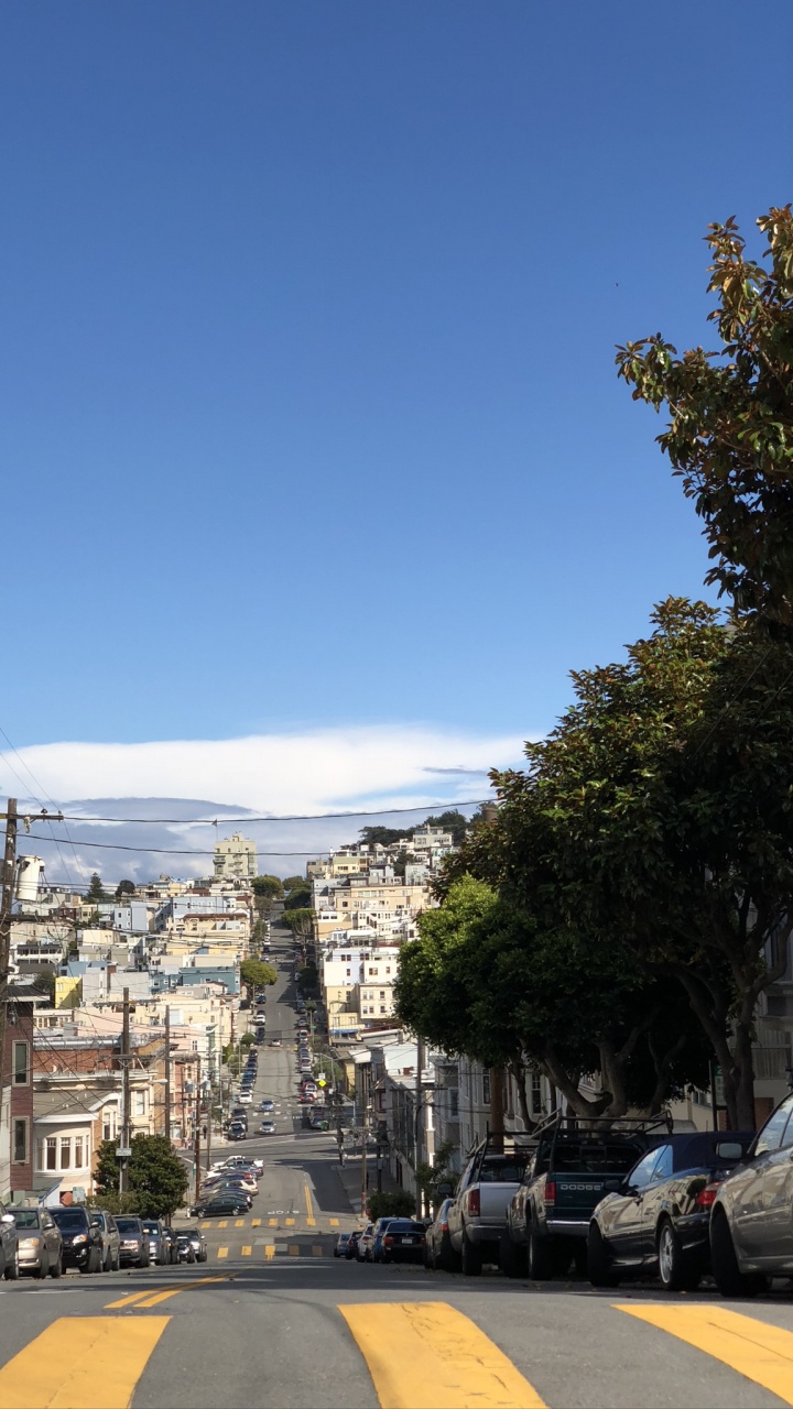 San Francisco, Mixed Use, Suburb, Road, Town. Wallpaper in 720x1280 Resolution