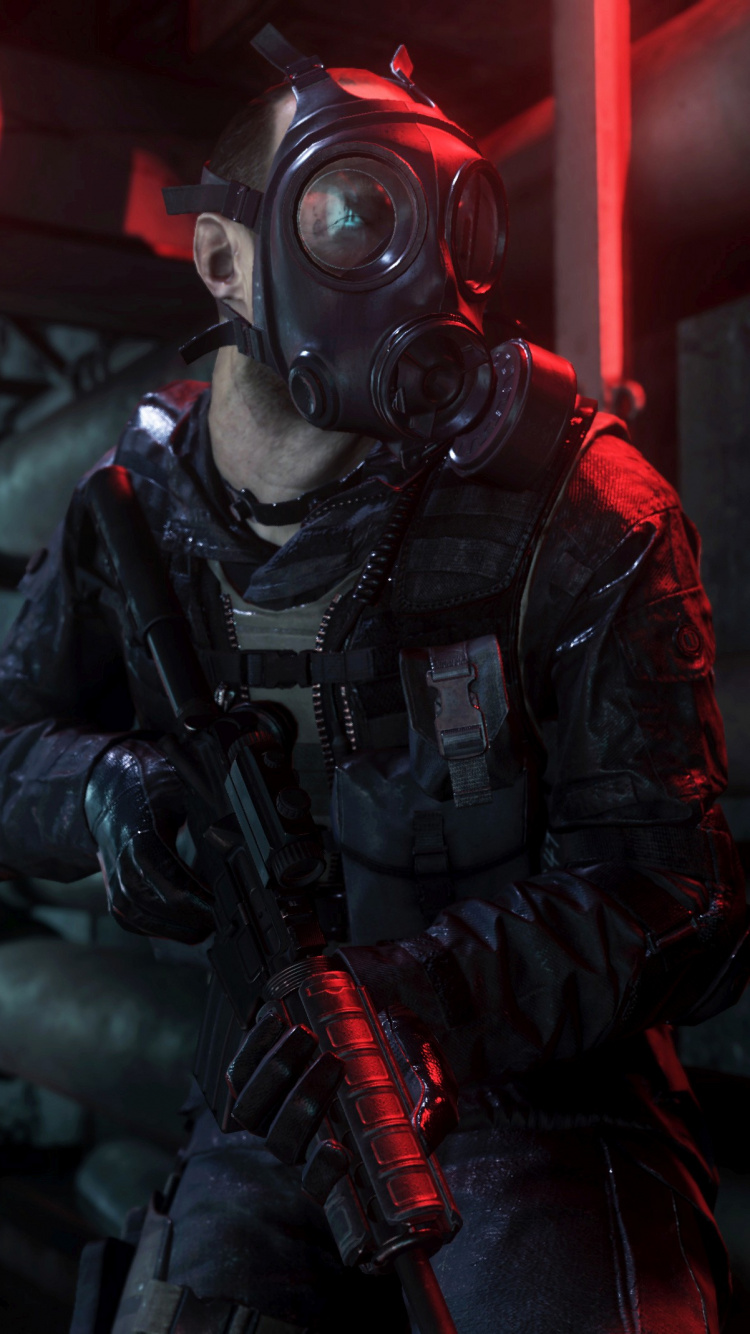 Call of Duty Infinito Guerra, Call of Duty Modern Warfare 2, Call of Duty 4 Modern Warfare, Playstation 4, Activision. Wallpaper in 750x1334 Resolution