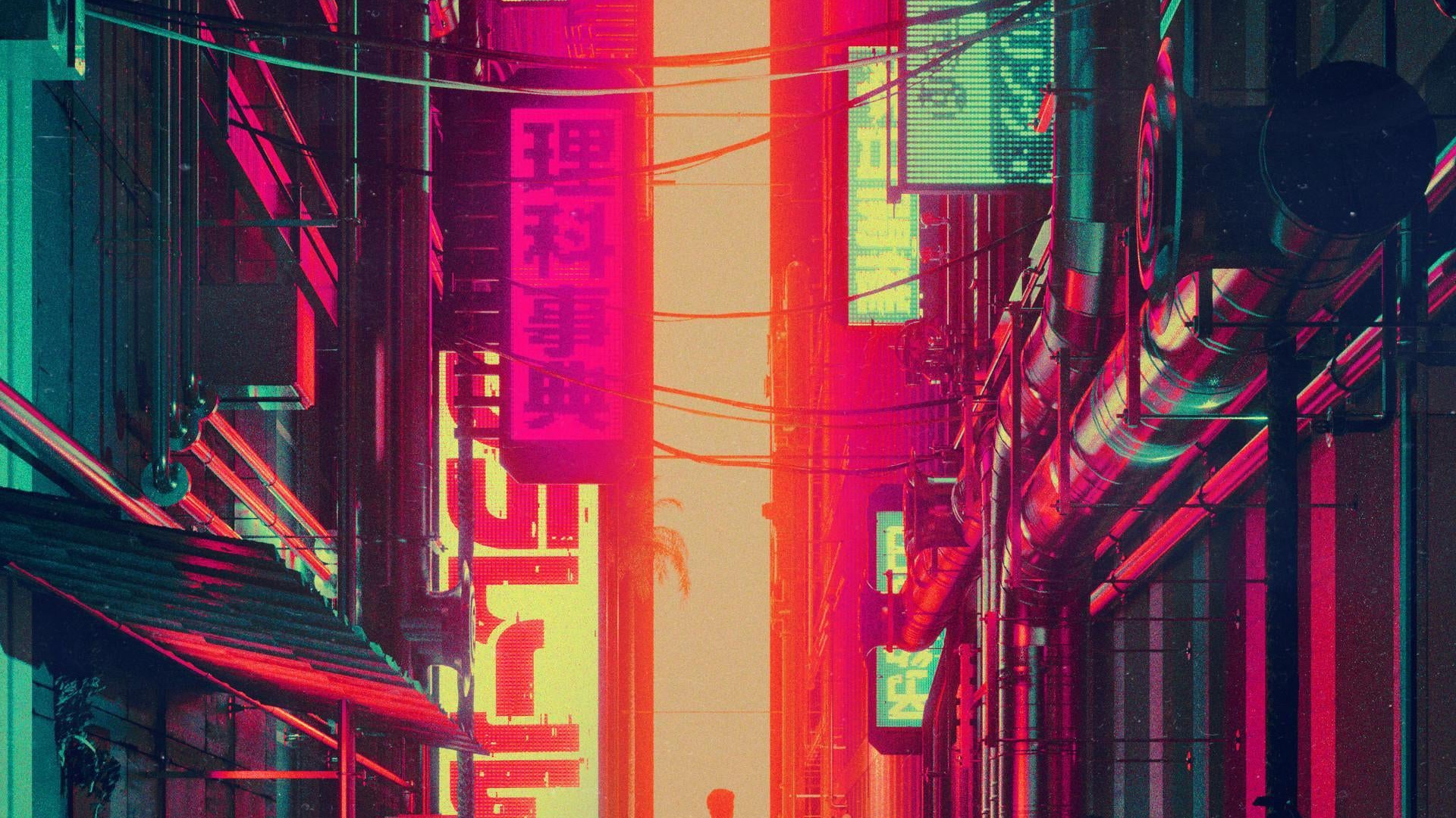 Estética Distópica, Cyberpunk 2077, La Estética, Distopía, Arte. Wallpaper in 1920x1080 Resolution