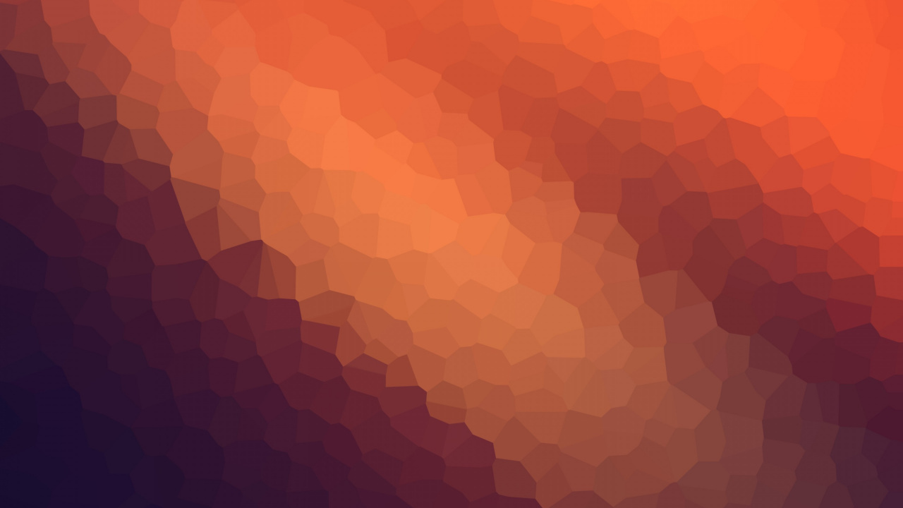 Orange and Black Abstract Painting. Wallpaper in 1280x720 Resolution