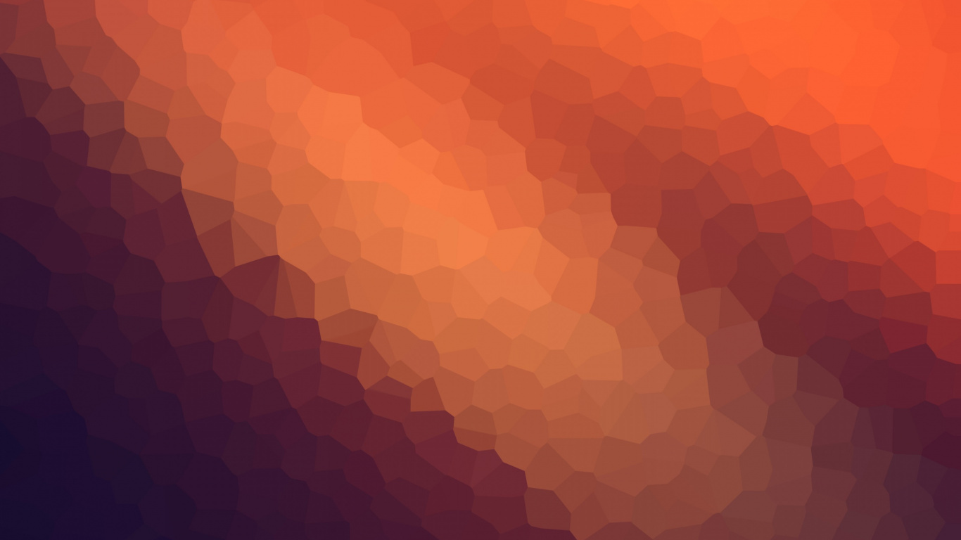 Orange and Black Abstract Painting. Wallpaper in 1366x768 Resolution