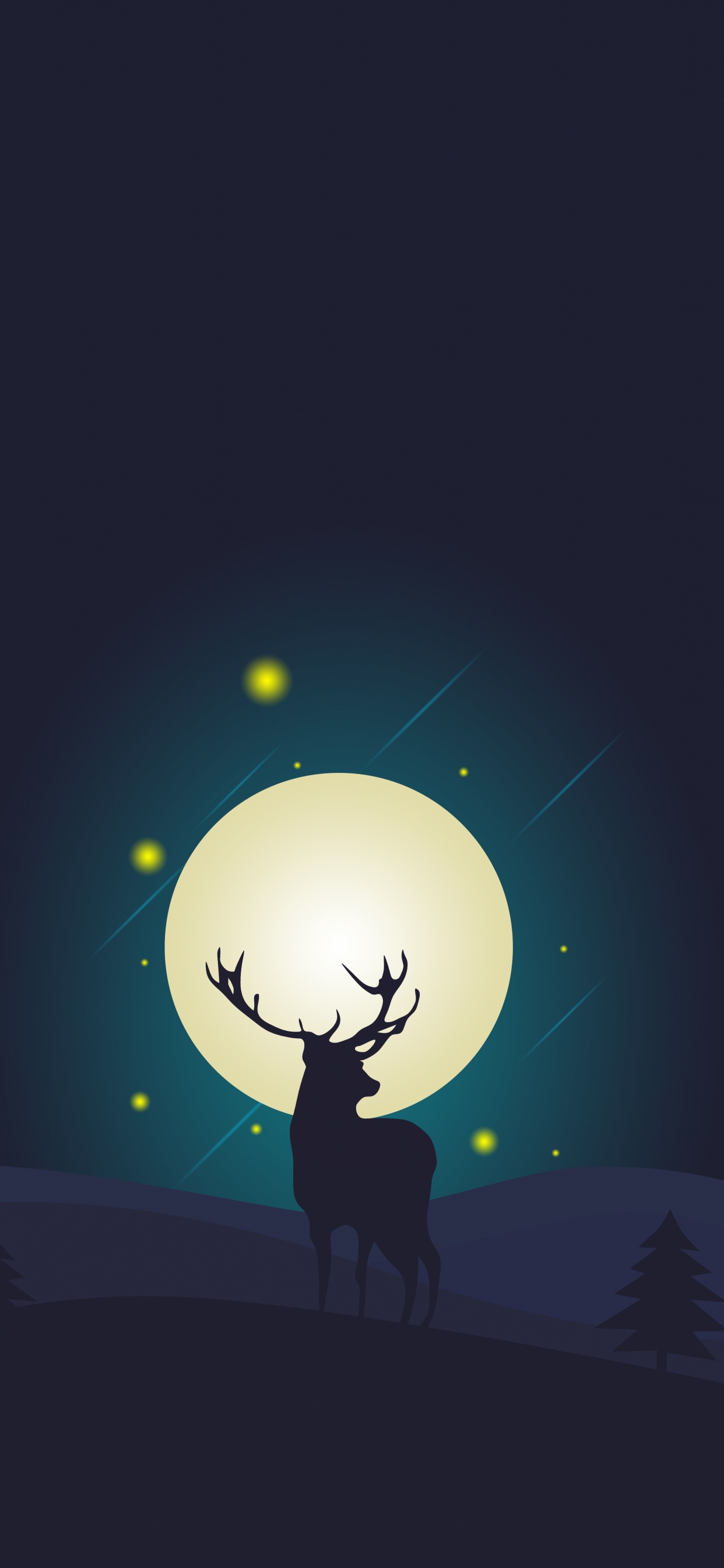 Atmosphäre, Sphäre, Licht, Baum, Kunst. Wallpaper in 1242x2688 Resolution