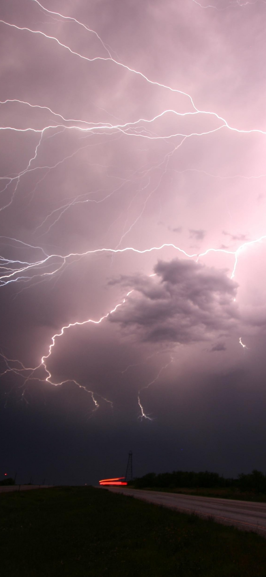 Orage, Tempête, Foudre, Thunder, Météo. Wallpaper in 1125x2436 Resolution