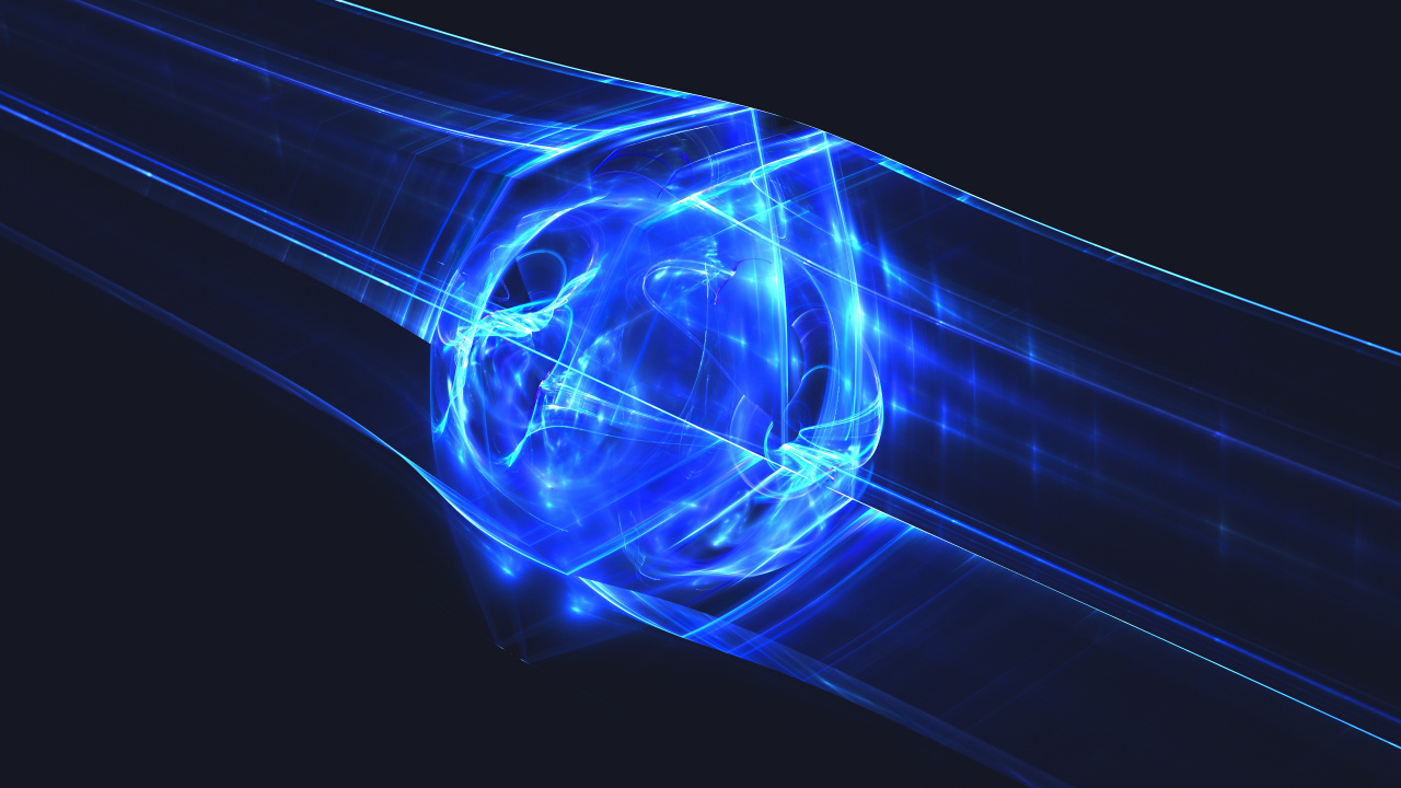 Blue and White Light Digital Wallpaper. Wallpaper in 1280x720 Resolution