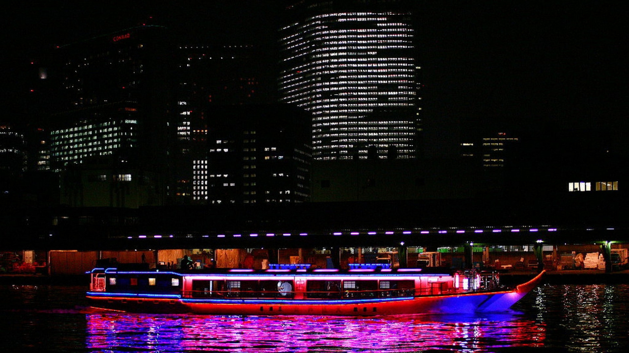 City Skyline During Night Time. Wallpaper in 1280x720 Resolution