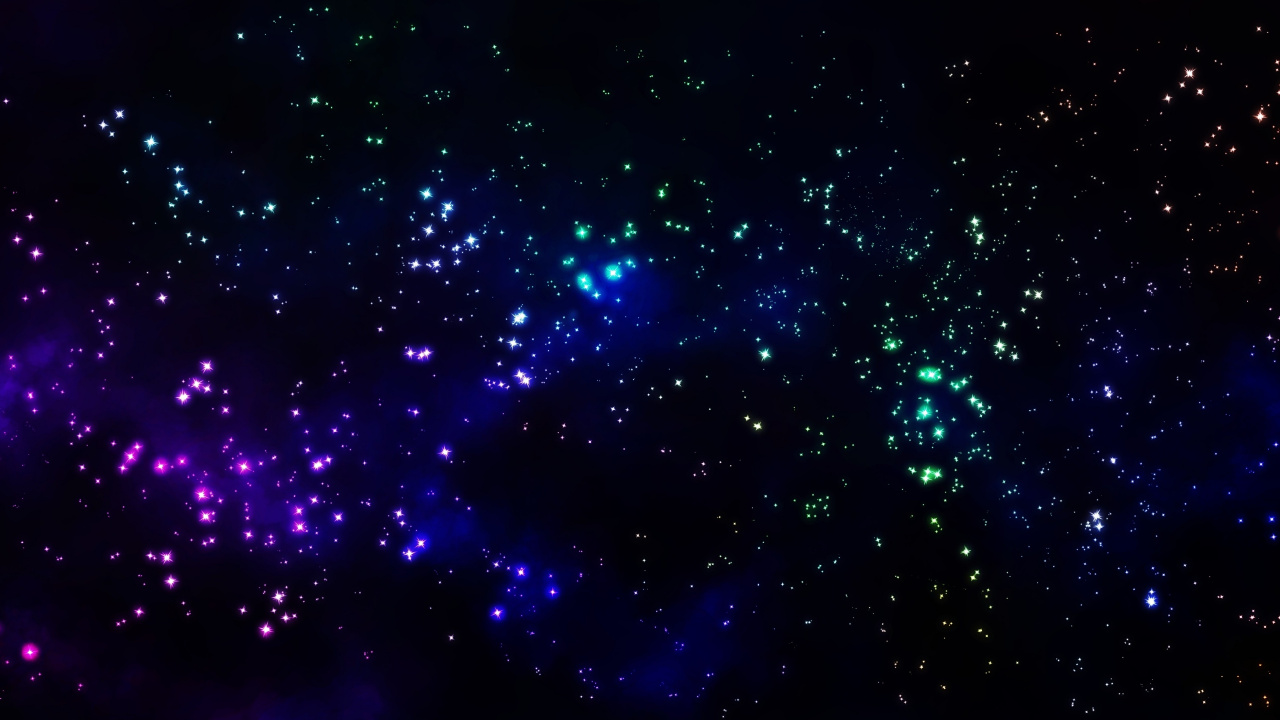 Purple and Black Starry Night. Wallpaper in 1280x720 Resolution