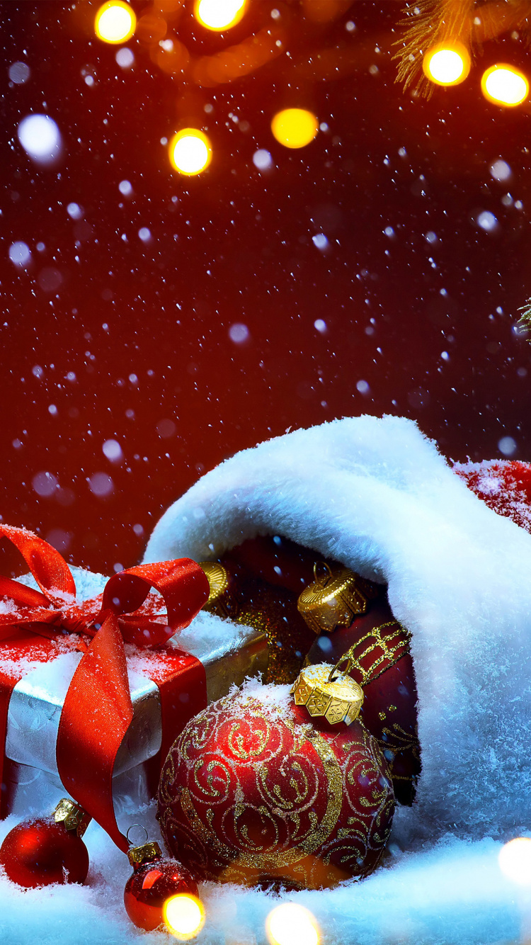 Dungeons Dragons, Weihnachten, Weihnachtsmann, Winter, Schnee. Wallpaper in 750x1334 Resolution