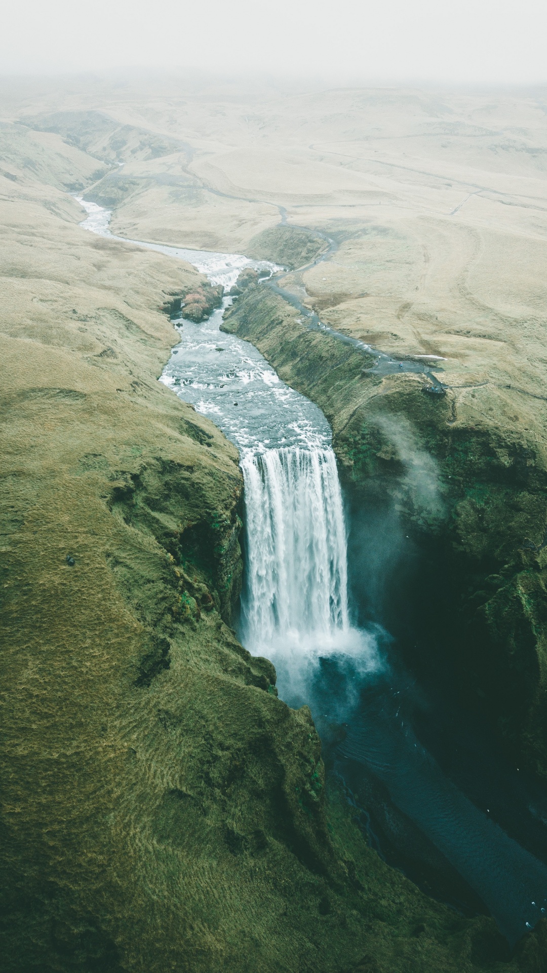 Wasserfall, Natur, Wasserressourcen, Gewässer, Wasser. Wallpaper in 1080x1920 Resolution