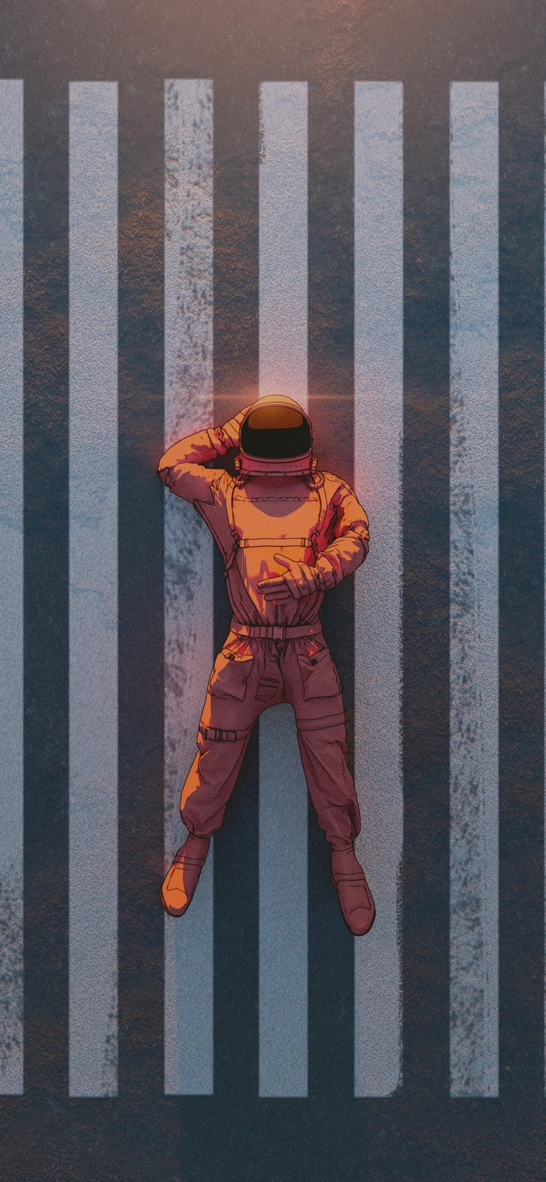 Soundcloud, Illustration, Sleeve, Workwear, Headgear. Wallpaper in 1125x2436 Resolution