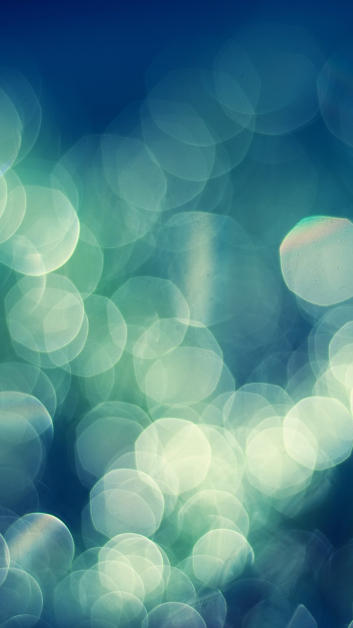 Lumières Bokeh Blanches et Vertes. Wallpaper in 720x1280 Resolution