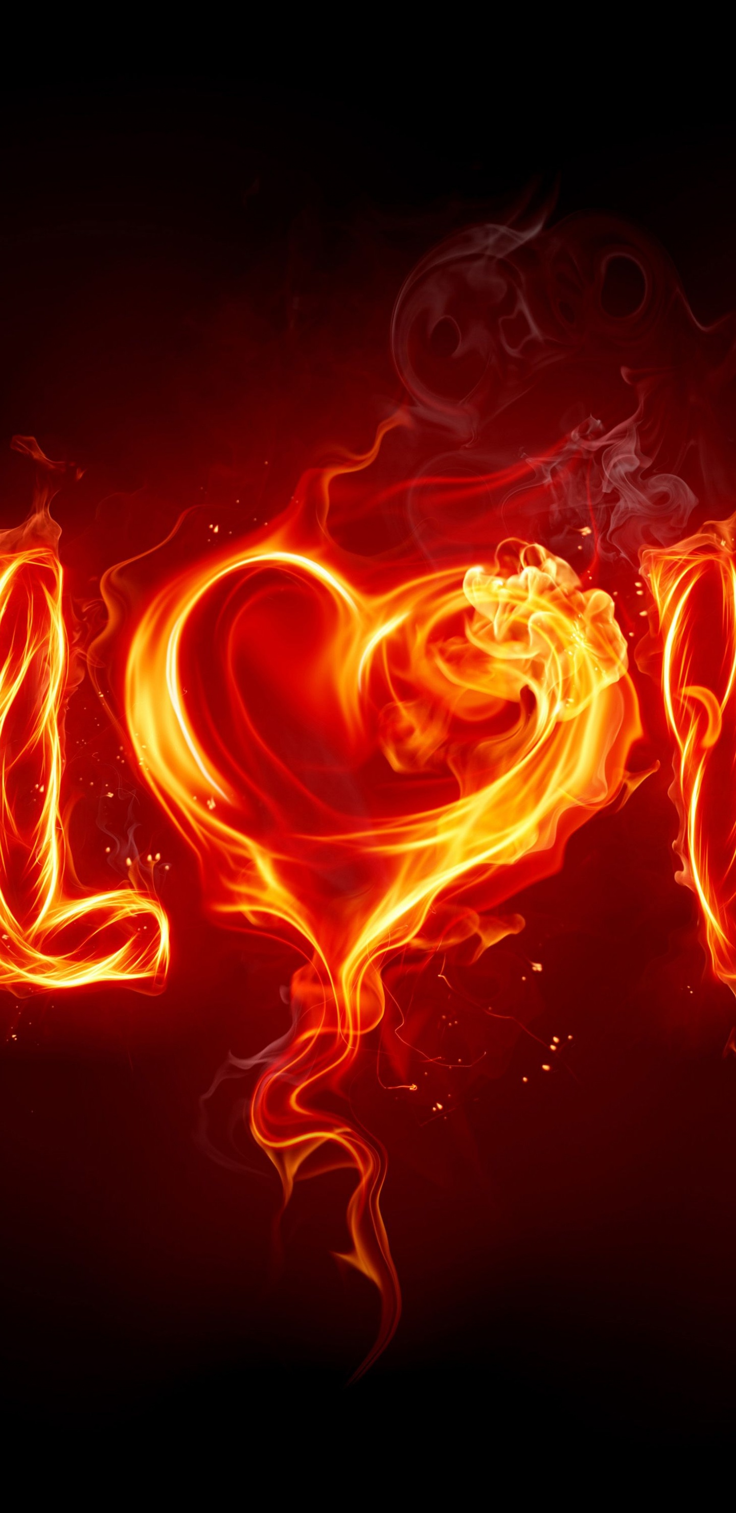 Lumière, Red, Texte, Néon, Chaleur. Wallpaper in 1440x2960 Resolution