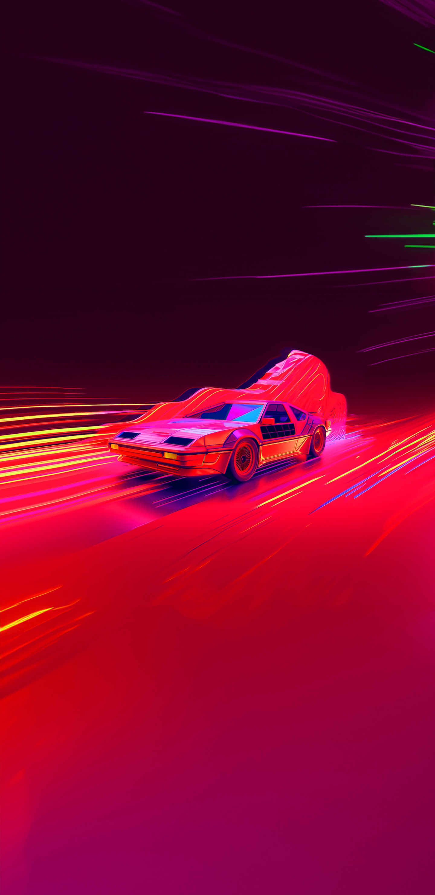 Coche de Carreras, Coche, Iluminación Automotriz, Rueda, Magenta. Wallpaper in 1440x2960 Resolution