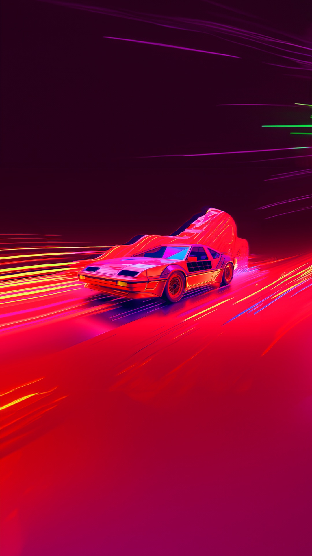 Rennwagen, Car, Automotive Lighting, Rad, Magenta. Wallpaper in 1080x1920 Resolution