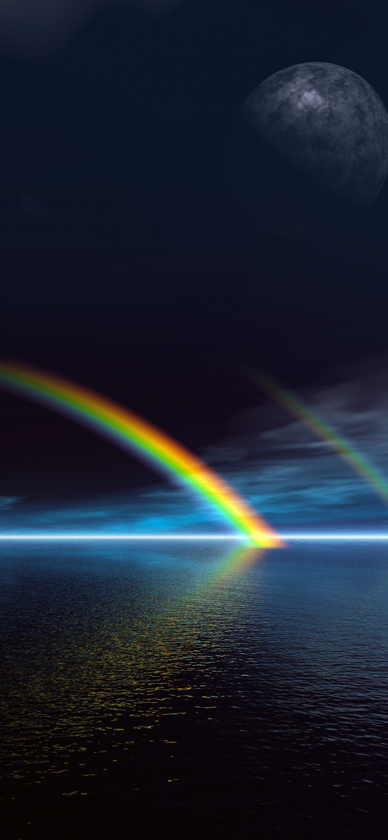 Water Droplets on Black Surface. Wallpaper in 1242x2688 Resolution