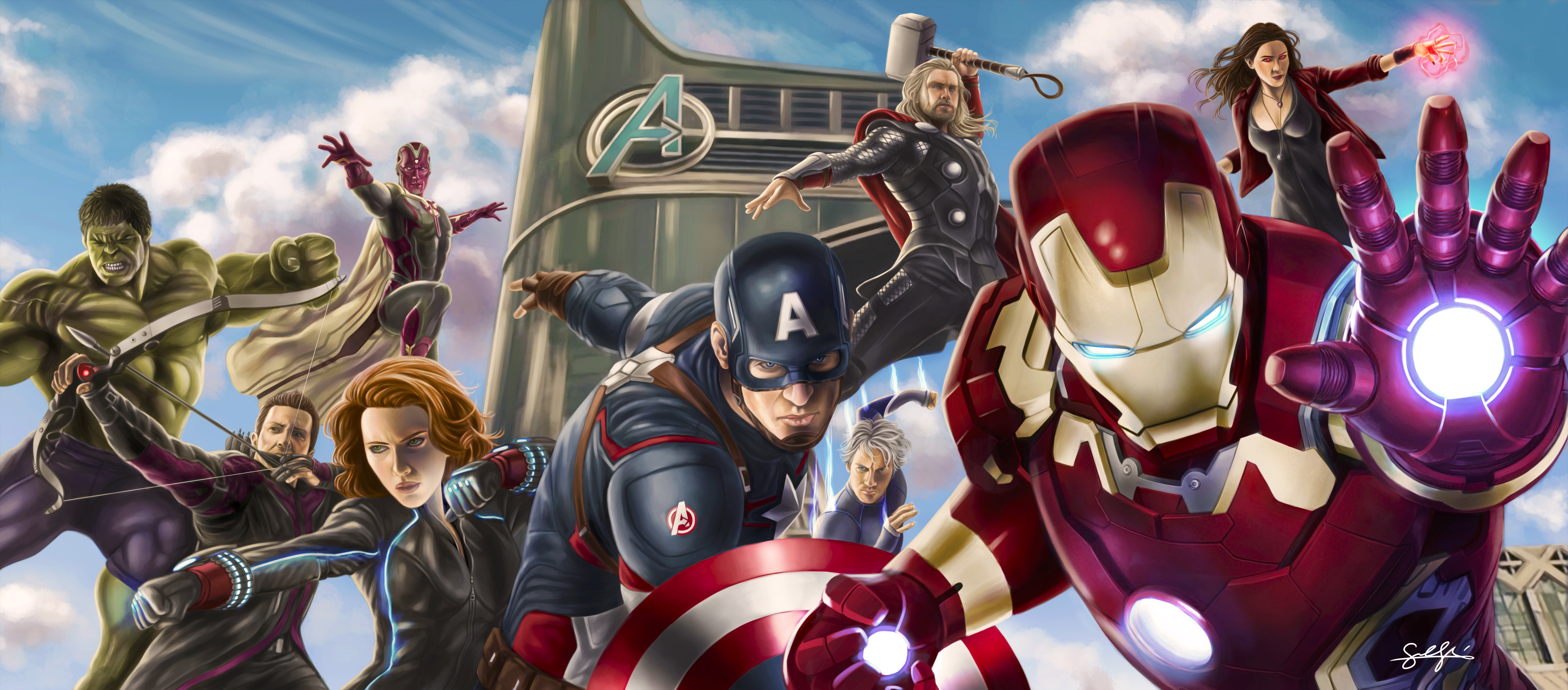Avengers Wallpaper  Download to your mobile from PHONEKY