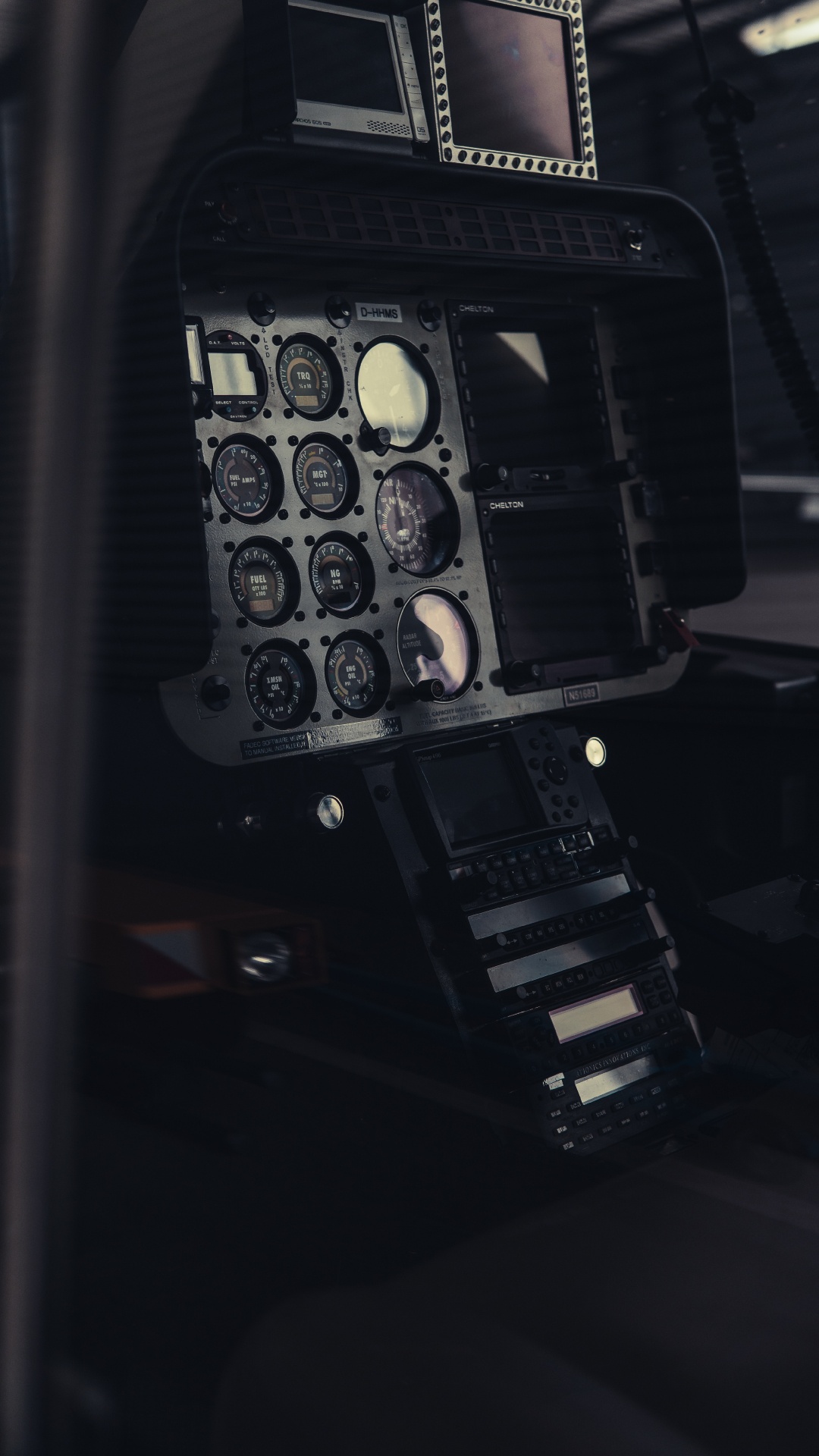 驾驶舱, 直升机, 通信, 飞机飞行员, 航班 壁纸 1080x1920 允许