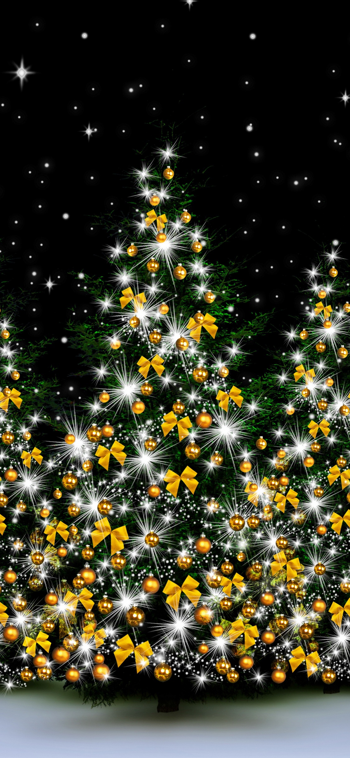 Christmas Day, New Year, Christmas Decoration, Christmas Tree, Tree. Wallpaper in 1125x2436 Resolution