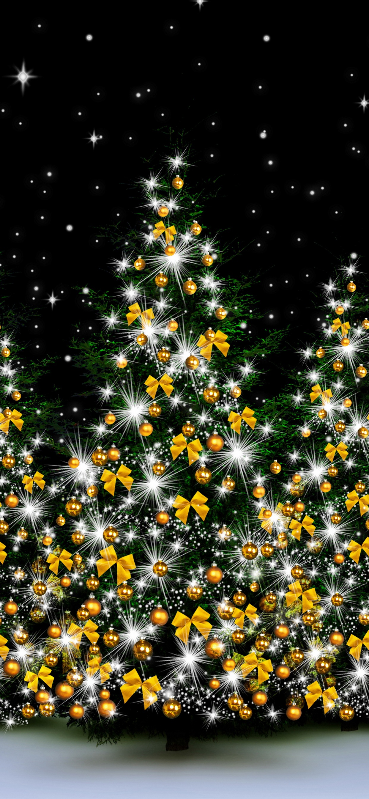 Christmas Day, New Year, Christmas Decoration, Christmas Tree, Tree. Wallpaper in 1242x2688 Resolution