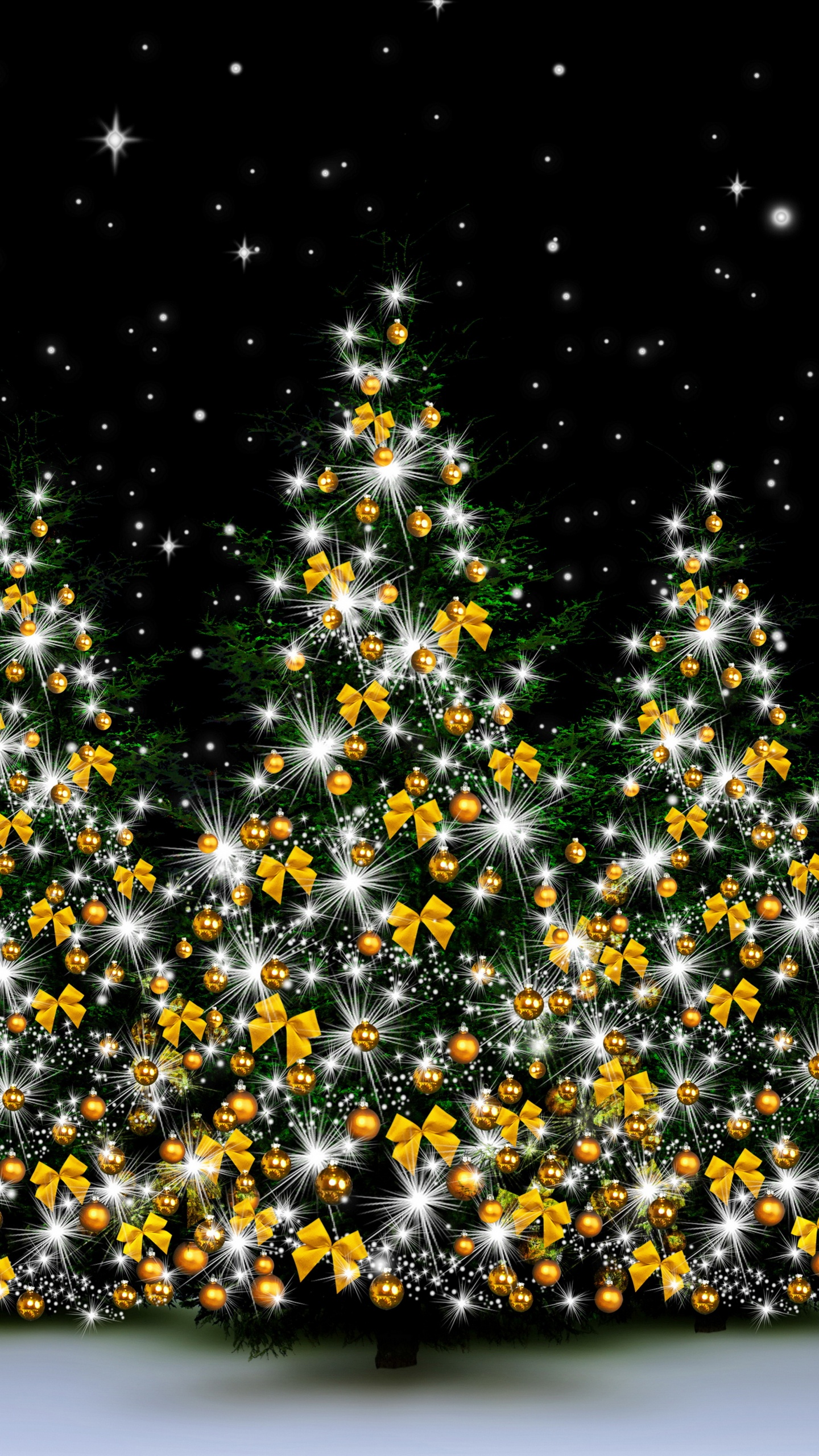 Christmas Day, New Year, Christmas Decoration, Christmas Tree, Tree. Wallpaper in 1440x2560 Resolution