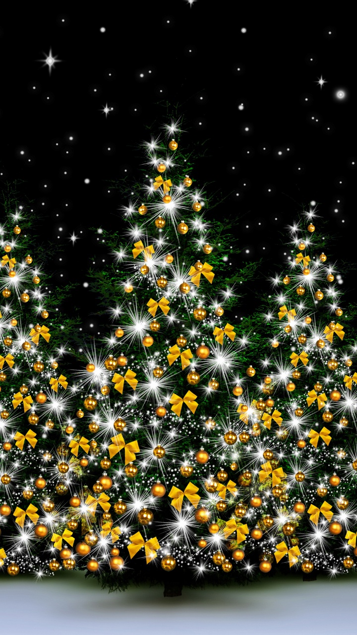 Weihnachten, Neujahr, Weihnachtsdekoration, Weihnachtsbaum, Baum. Wallpaper in 720x1280 Resolution