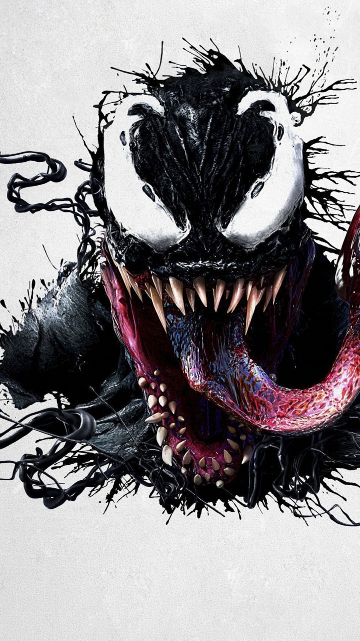 Retrato de Veneno, Veneno, Eddie Brock, Arte, Superhéroe. Wallpaper in 720x1280 Resolution