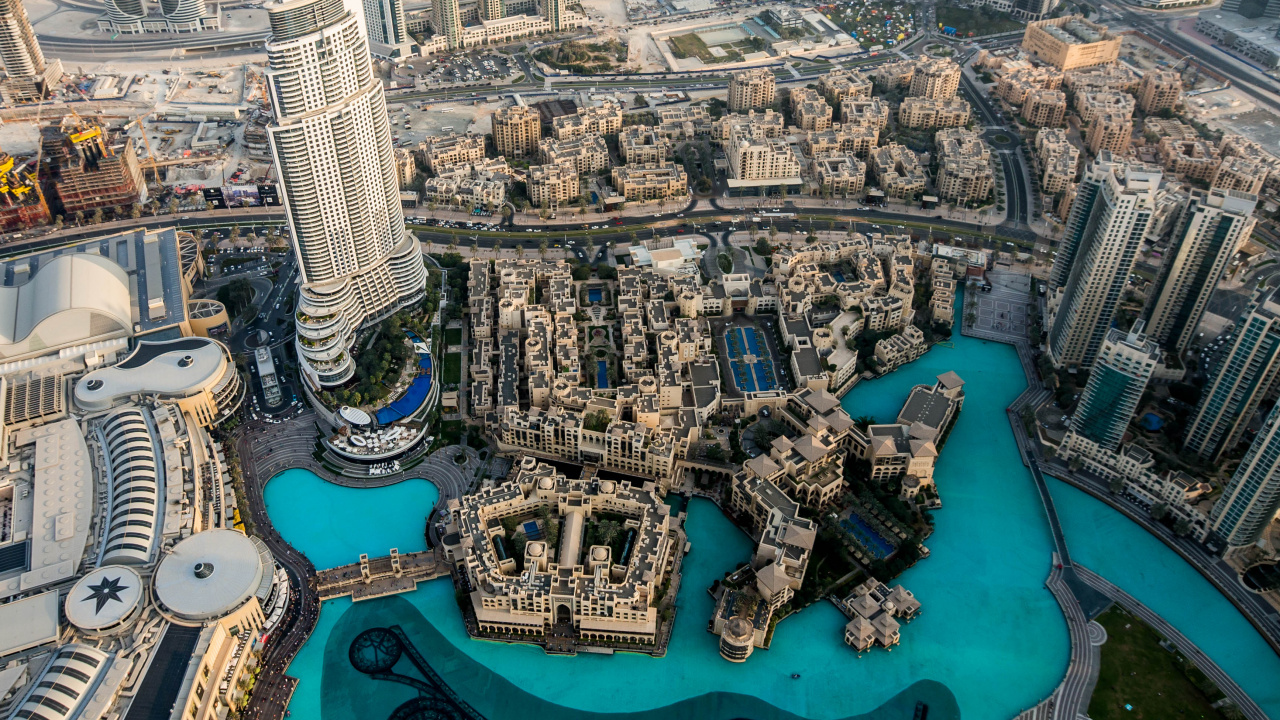 Aerial View of City Buildings During Daytime. Wallpaper in 1280x720 Resolution