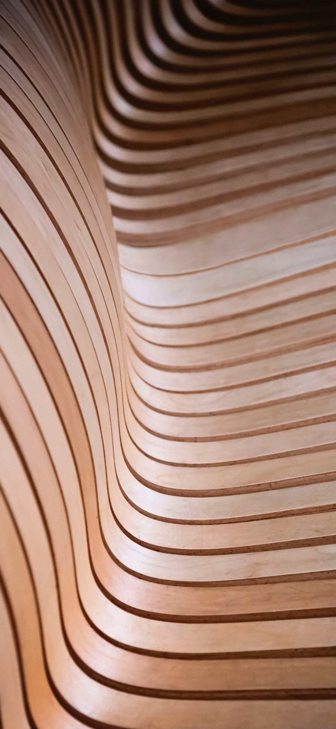 Textil de Rayas Blancas y Marrones. Wallpaper in 1125x2436 Resolution