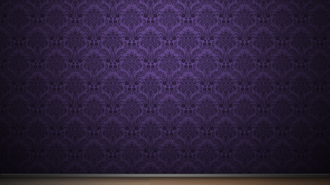 Textil Floral Morado y Negro. Wallpaper in 1366x768 Resolution