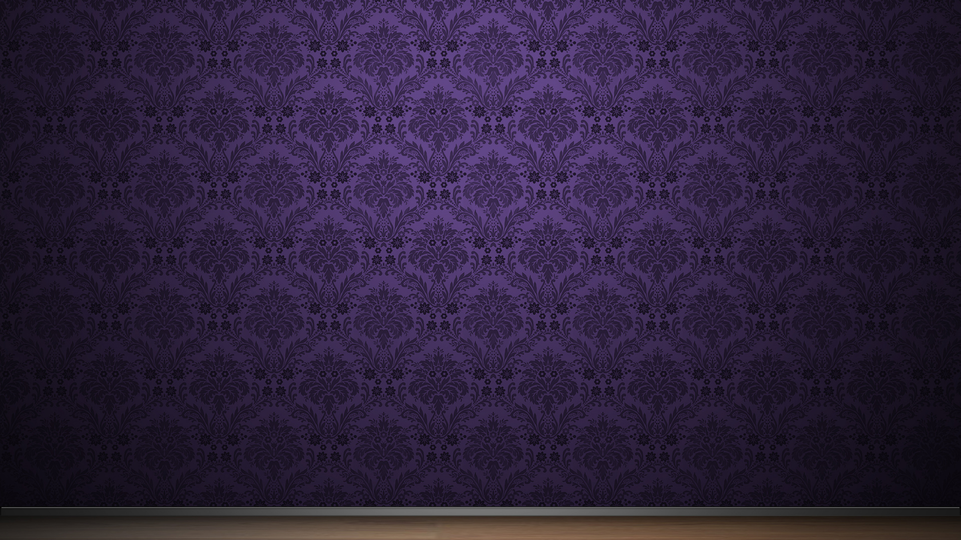 Lila Und Schwarzes Florales Textil. Wallpaper in 1920x1080 Resolution