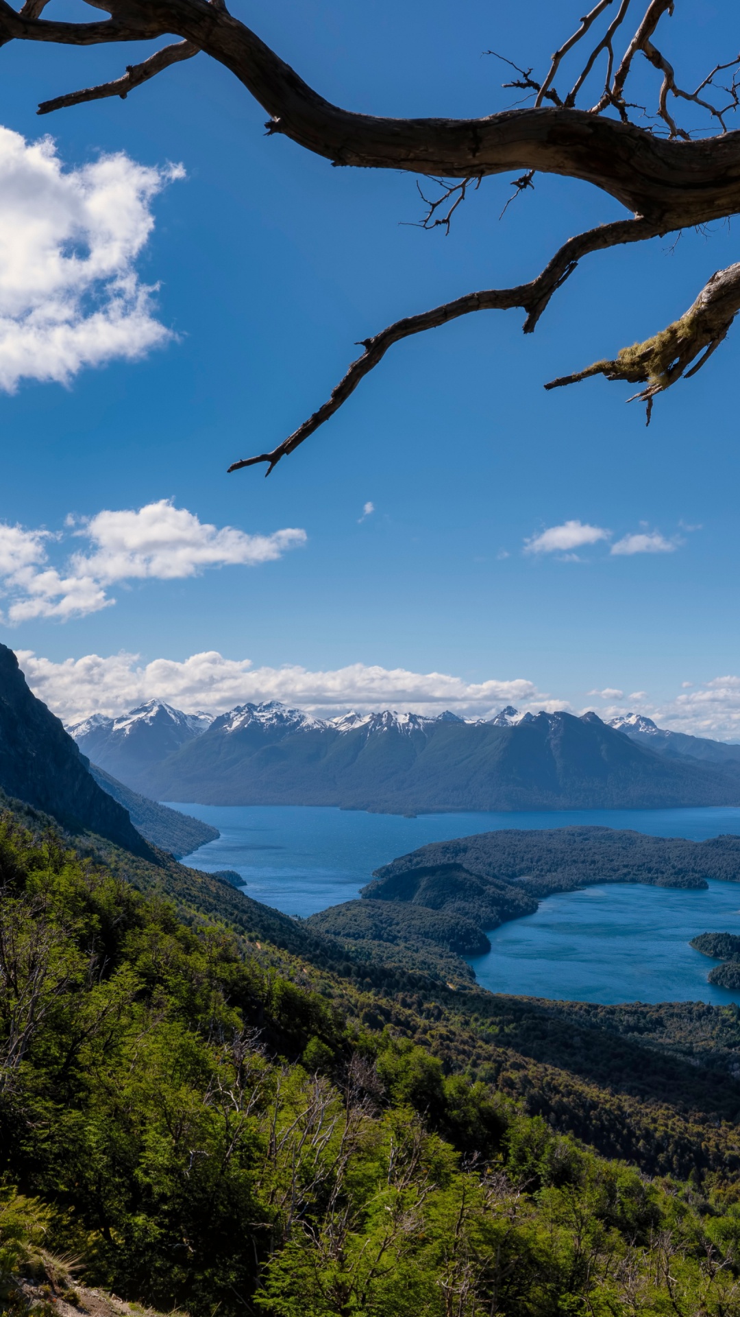 Naturaleza, San Carlos de Bariloche, Montaña, Lago, Agua. Wallpaper in 1080x1920 Resolution
