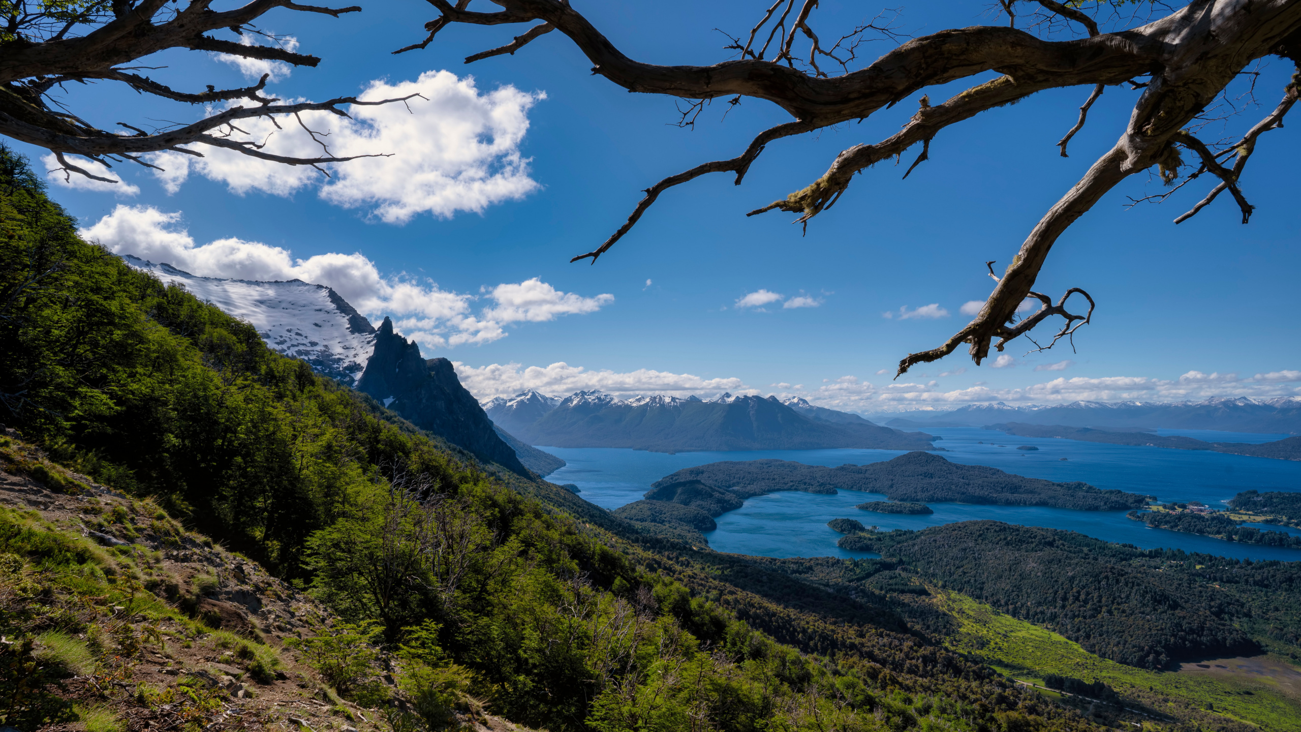 Nature, San Carlos de Bariloche, Lac, Eau, Paysage Naturel. Wallpaper in 2560x1440 Resolution