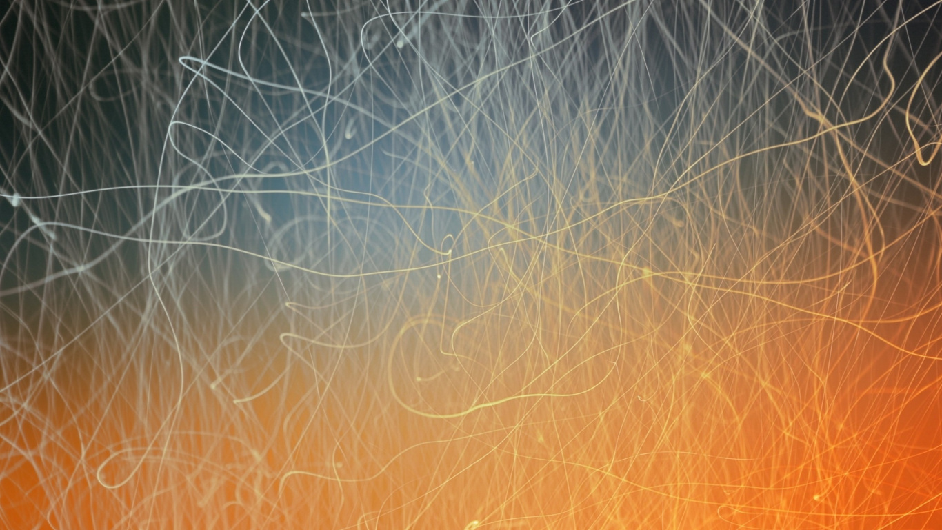 Abstrakte Schwarz-Weiß-Malerei. Wallpaper in 1366x768 Resolution