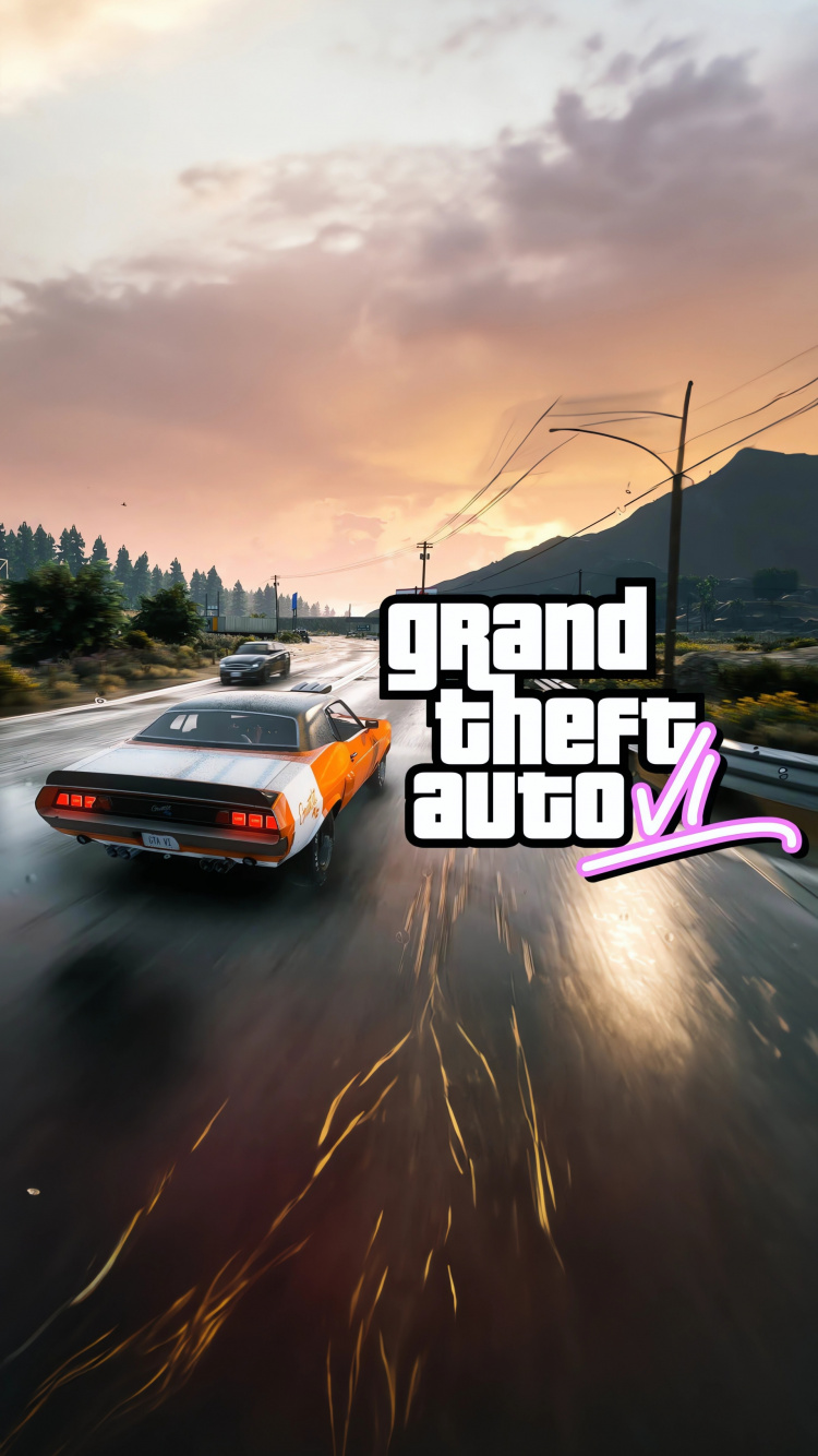 Gta Vi, Grand Theft Auto VI, Grand Theft Auto 6, Grand Theft Auto, Rennspiel. Wallpaper in 750x1334 Resolution