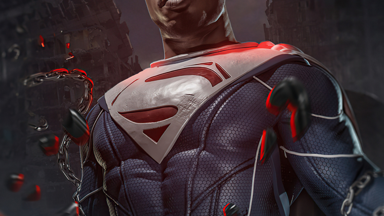 Michael B. Jordan Superman, Superman, General Zod, Ungerechtigkeit 2, Superhelden. Wallpaper in 1280x720 Resolution