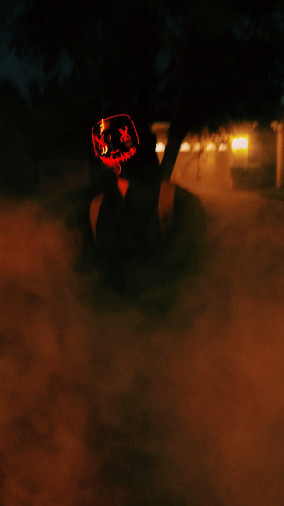 Mask, Costume, Red, Light, Atmosphere. Wallpaper in 1080x1920 Resolution