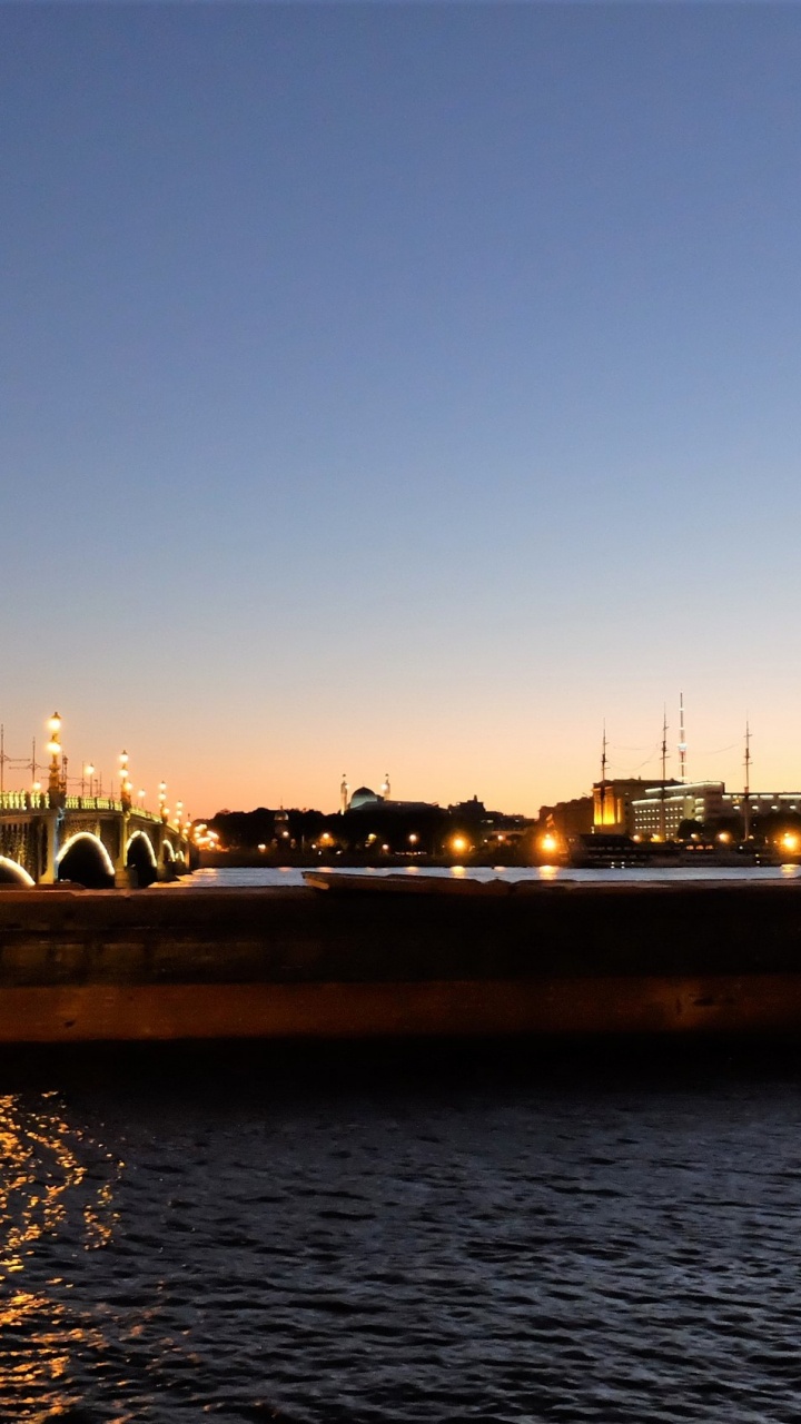 反射, 水运, 晚上, 生日, 一天 壁纸 720x1280 允许