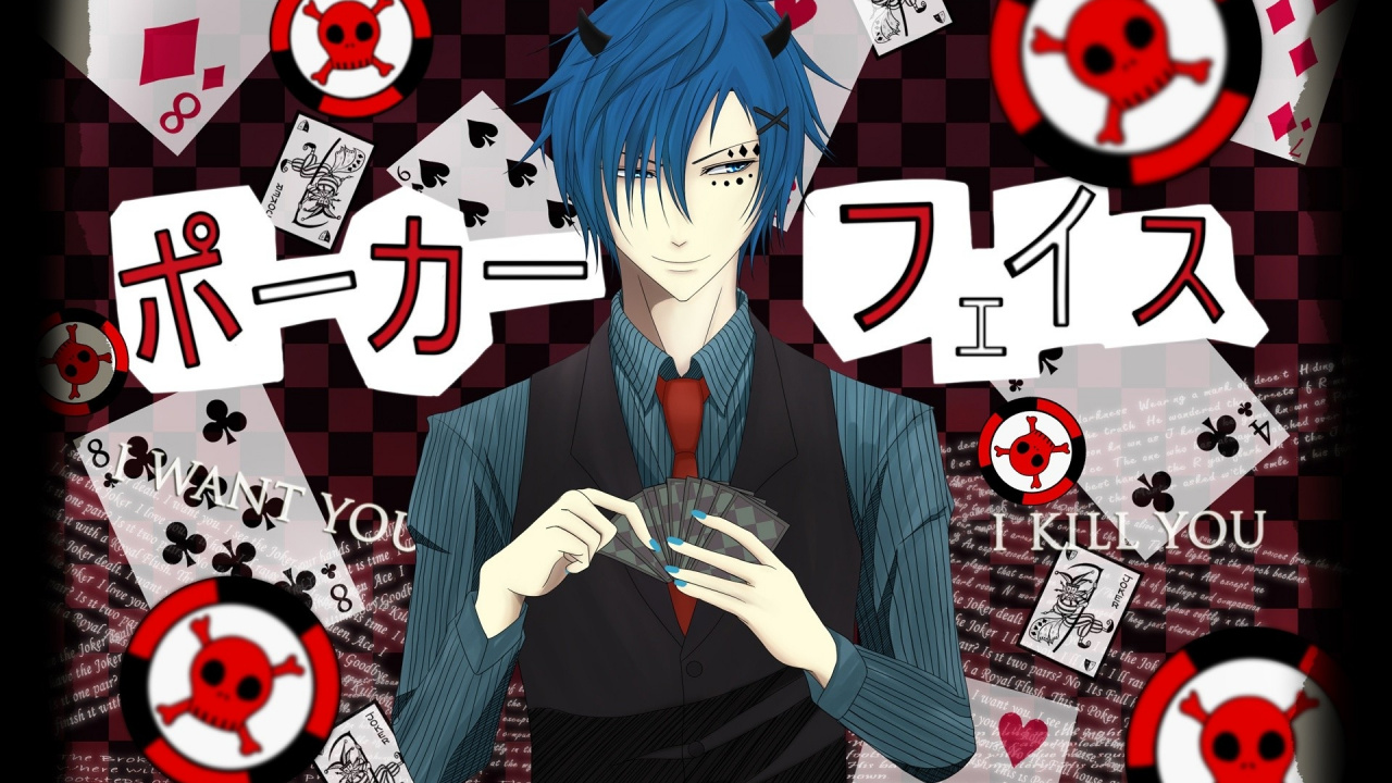 Personnage D'anime Masculin Aux Cheveux Bleus. Wallpaper in 1280x720 Resolution