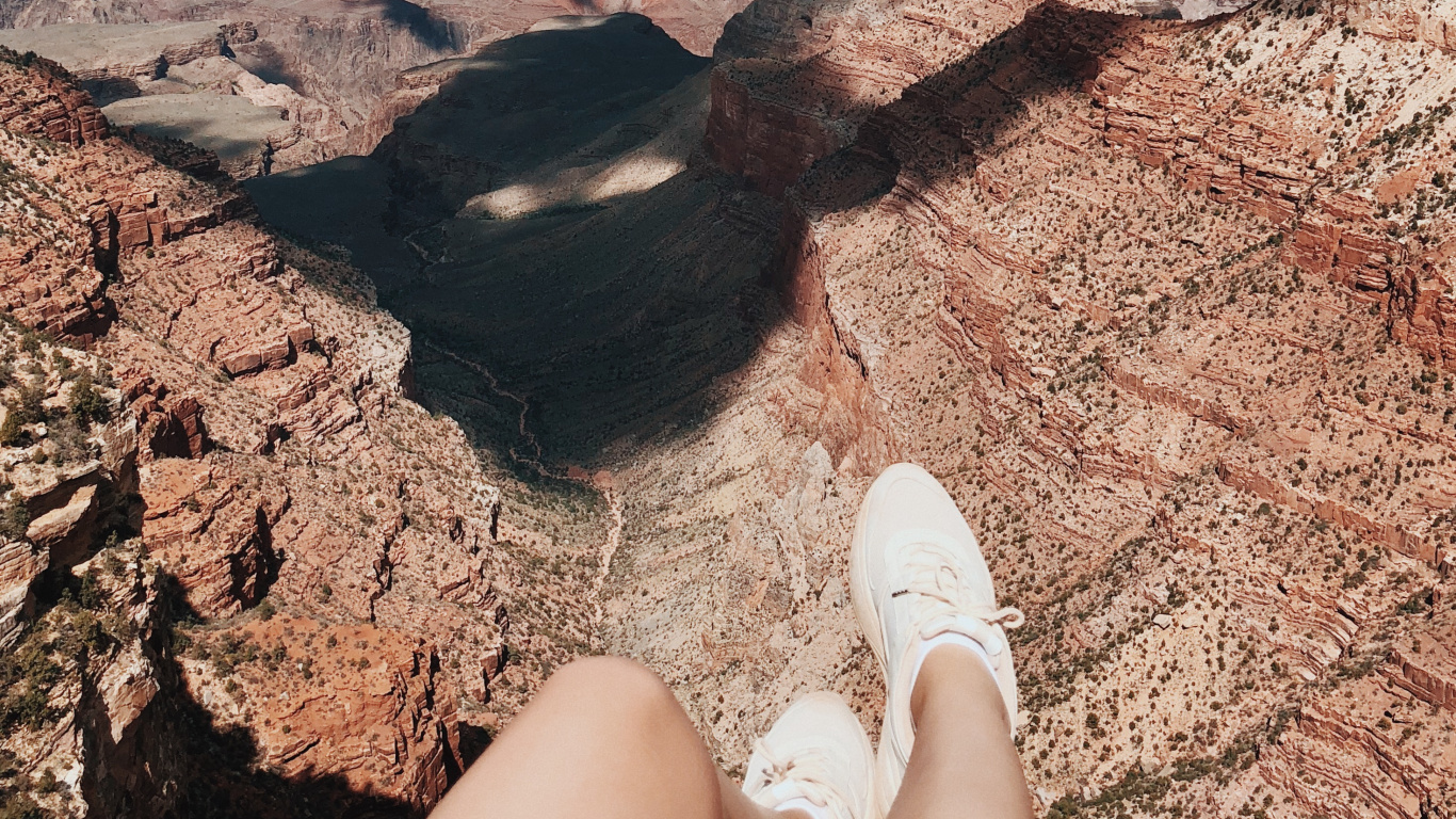Cañon, Meseta, el Parque Nacional De, Las Formaciones Montañosas, Montaña. Wallpaper in 1366x768 Resolution