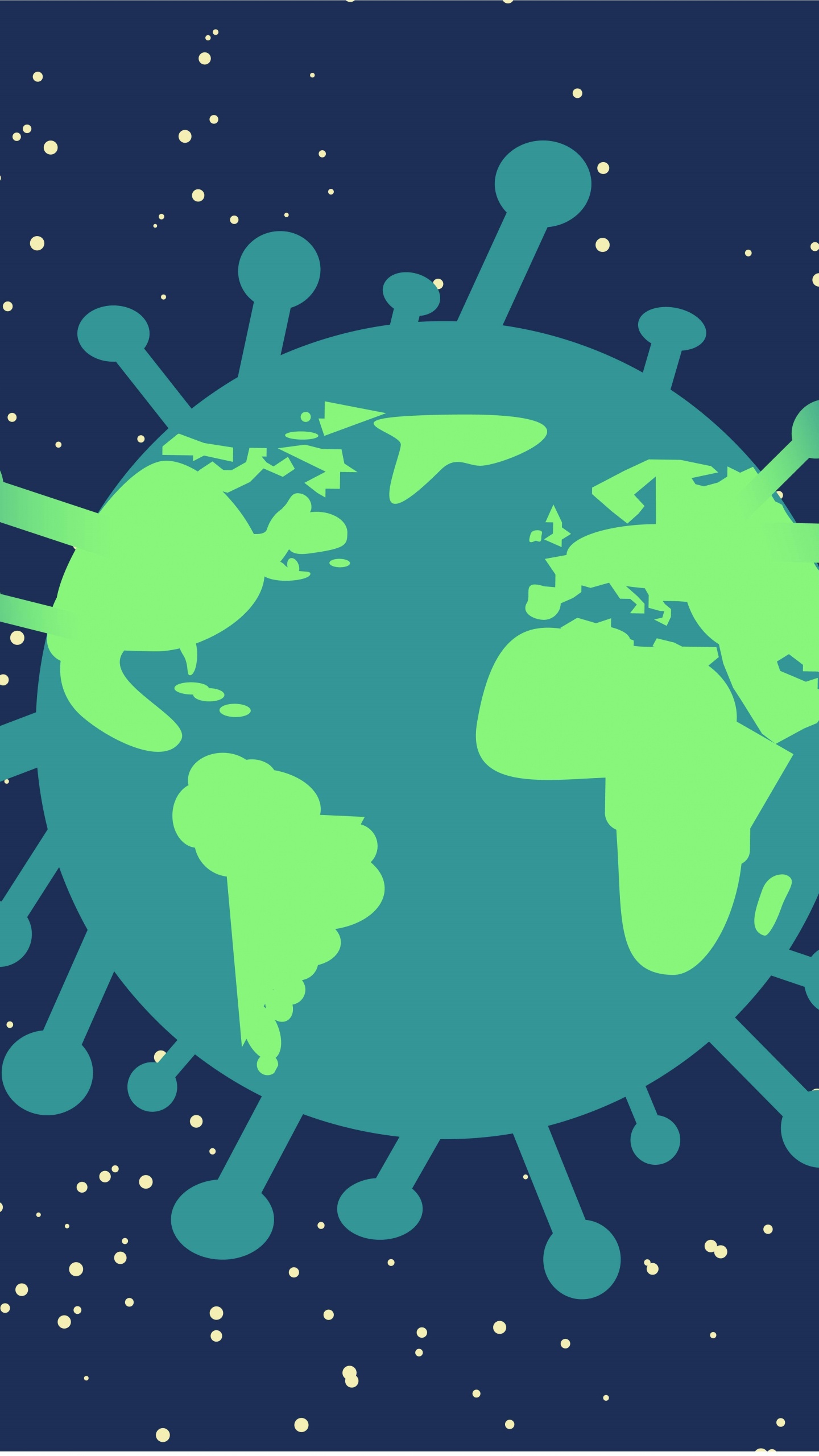 Virus, Coronavirus, COVID-19, Pandemic, Infection. Wallpaper in 1440x2560 Resolution