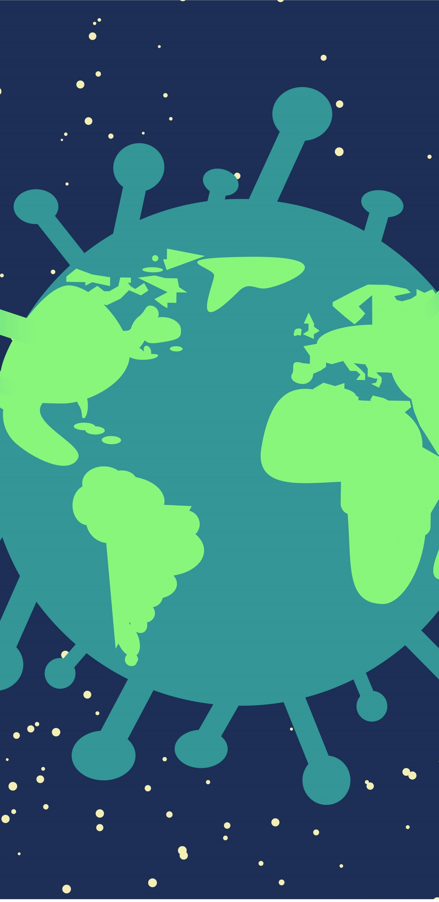 Virus, Coronavirus, COVID-19, Pandémie, Infection. Wallpaper in 1440x2960 Resolution