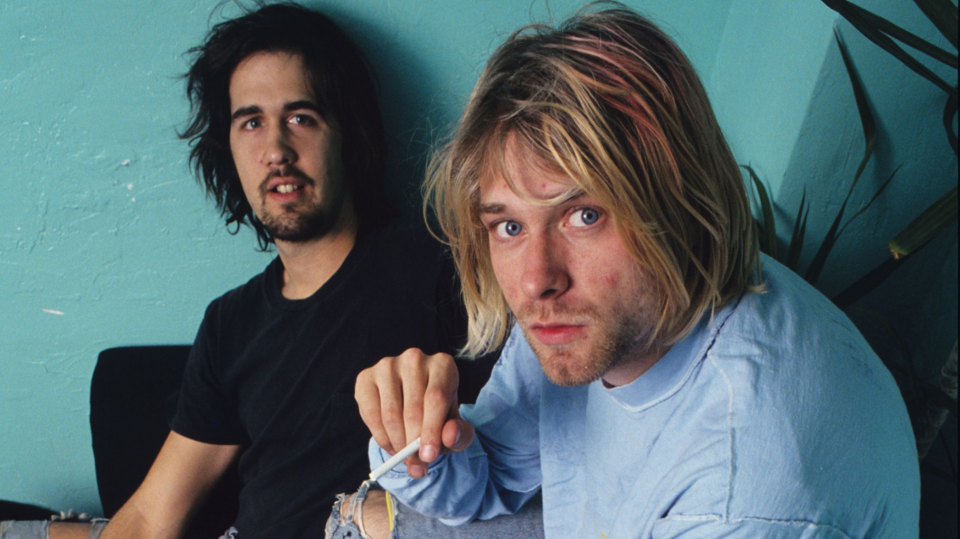 Nirvana, Grunge, Fun, Cool, Nirvana San Francisco 1991. Wallpaper in 1366x768 Resolution