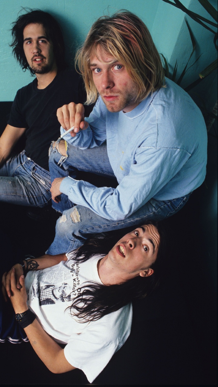 Nirvana, Grunge, Fun, Cool, Nirvana San Francisco 1991. Wallpaper in 720x1280 Resolution