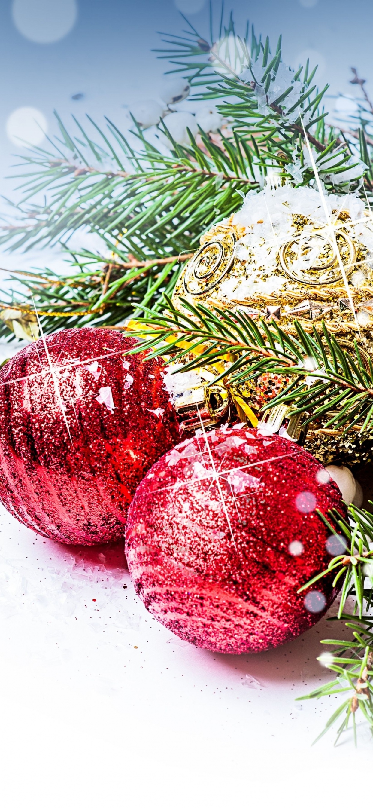 圣诞节的装饰品, 圣诞节那天, 新的一年, 圣诞树, 圣诞装饰 壁纸 1242x2688 允许