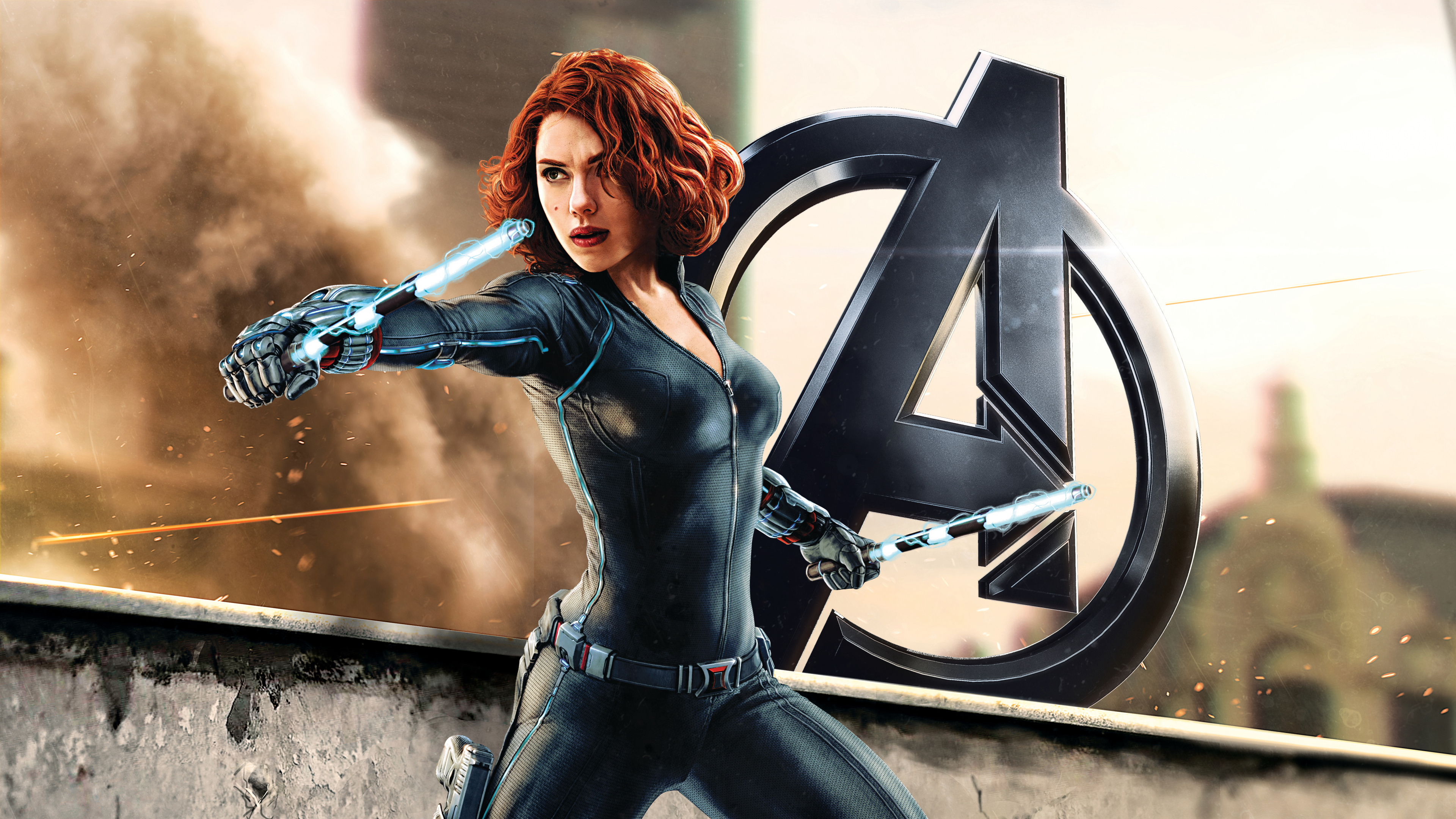 Woman in Black Leather Jacket and Blue Denim Jeans Standing Beside Black and White Round Wall. Wallpaper in 3840x2160 Resolution