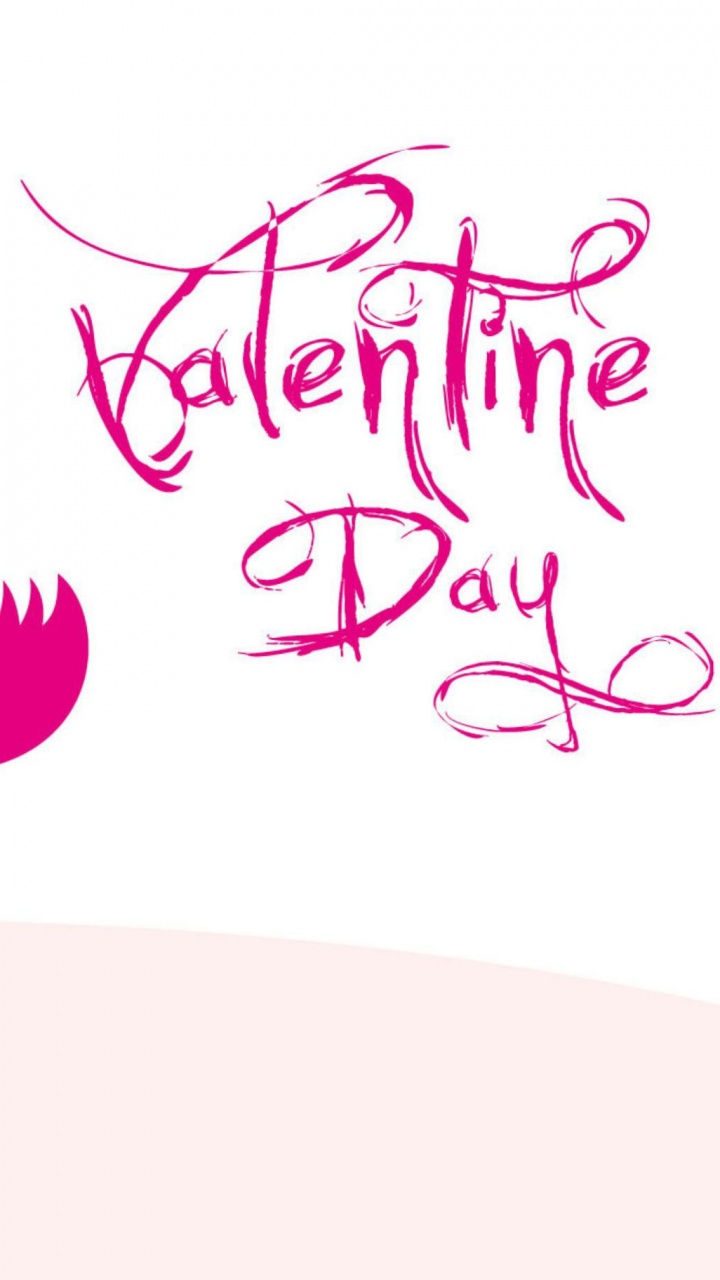 Heart, Pink, Text, Magenta, Love. Wallpaper in 720x1280 Resolution