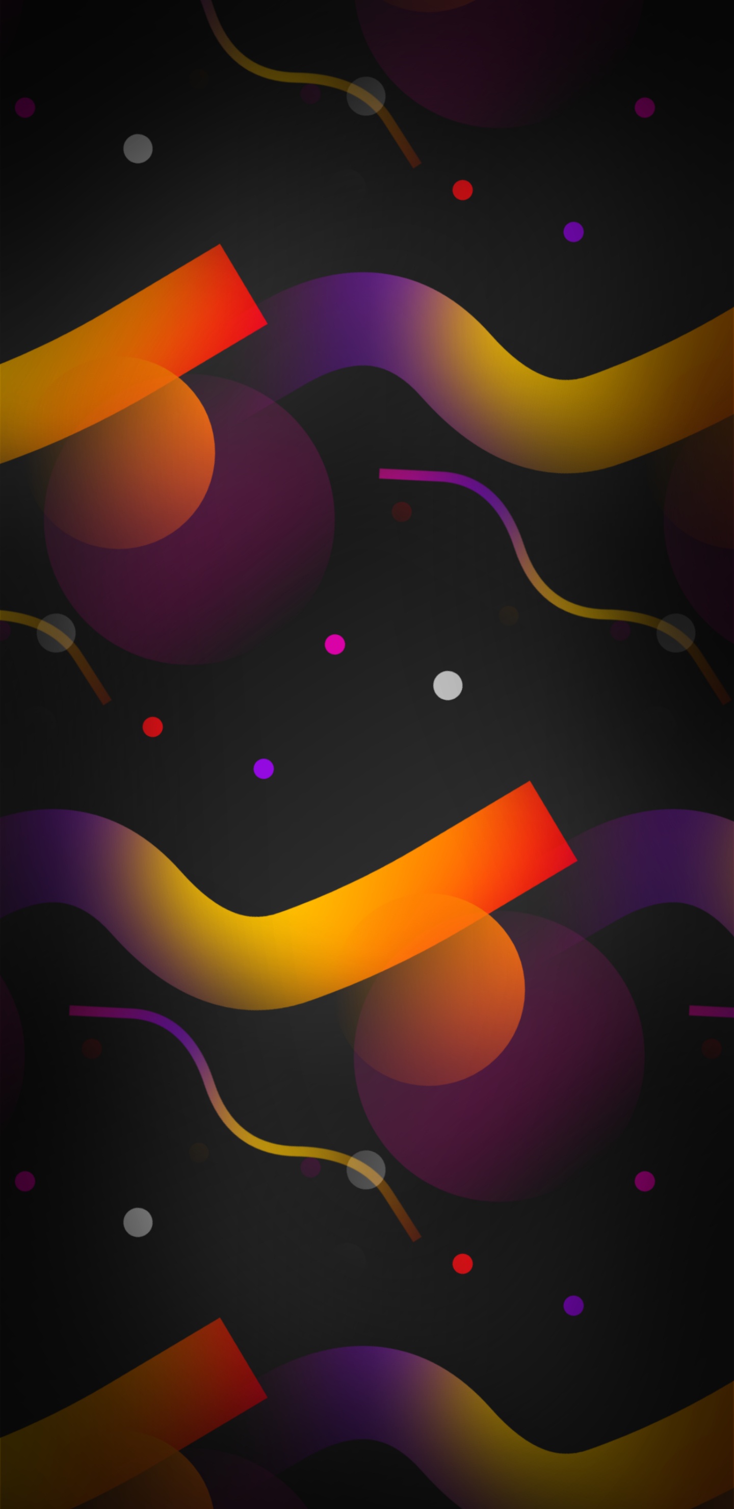 Light, Graphic Design, Design, Purple, Orange. Wallpaper in 1440x2960 Resolution