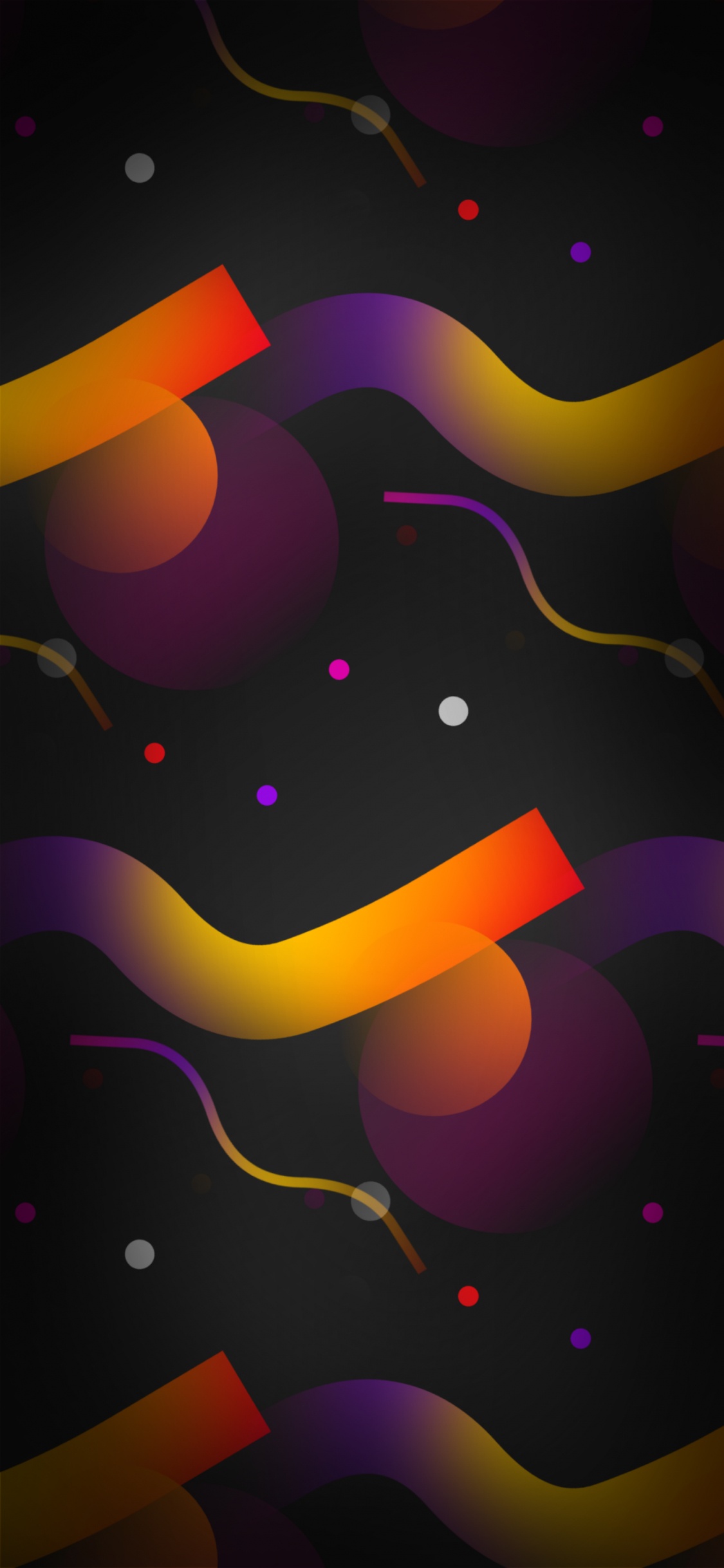 Luz, Diseño Gráfico, Diseño, Morado, Naranja. Wallpaper in 1125x2436 Resolution