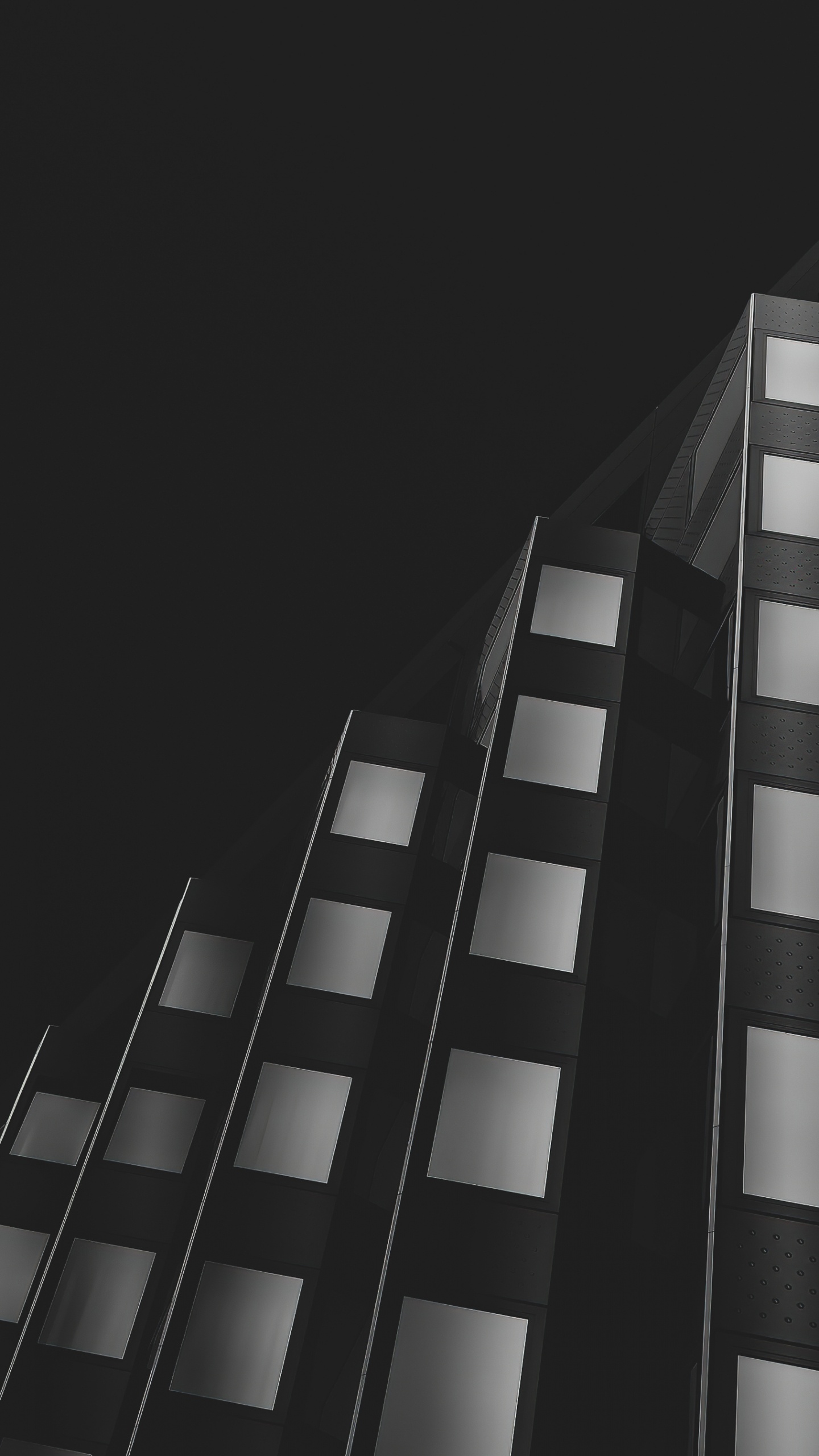Architecture, Bâtiment, Noir, Rectangle, Gratte-ciel. Wallpaper in 1440x2560 Resolution