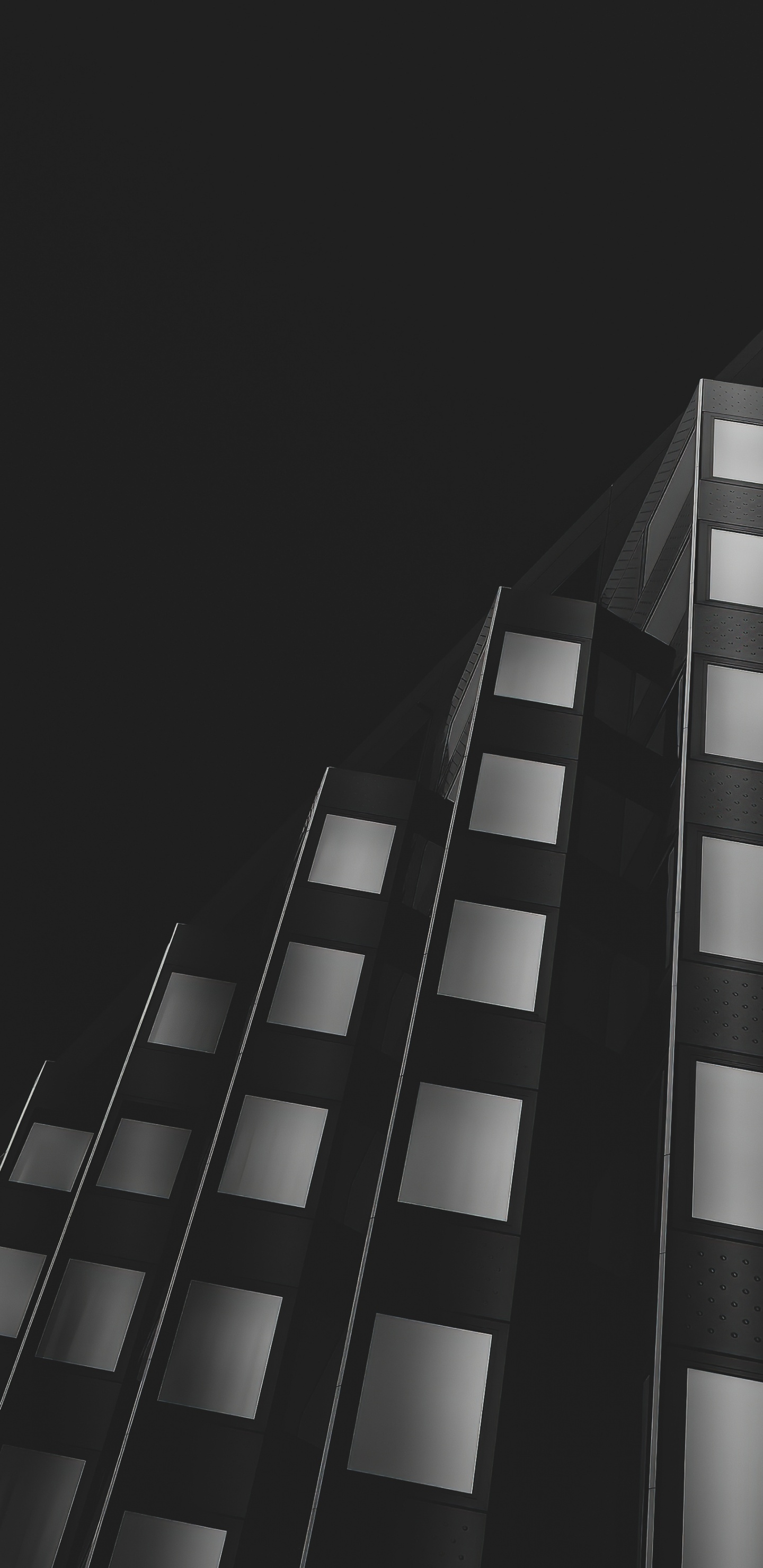 Architecture, Bâtiment, Noir, Rectangle, Gratte-ciel. Wallpaper in 1440x2960 Resolution
