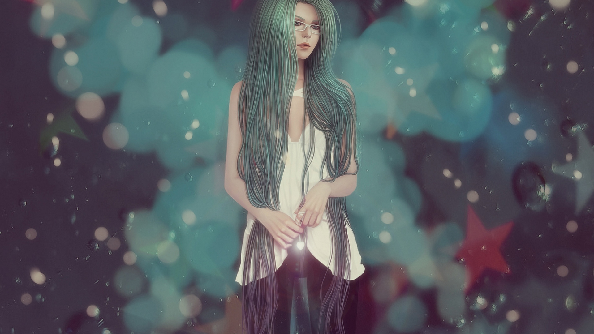 Frau im Weißen Ärmellosen Kleid Steht Auf Der Straße. Wallpaper in 1920x1080 Resolution